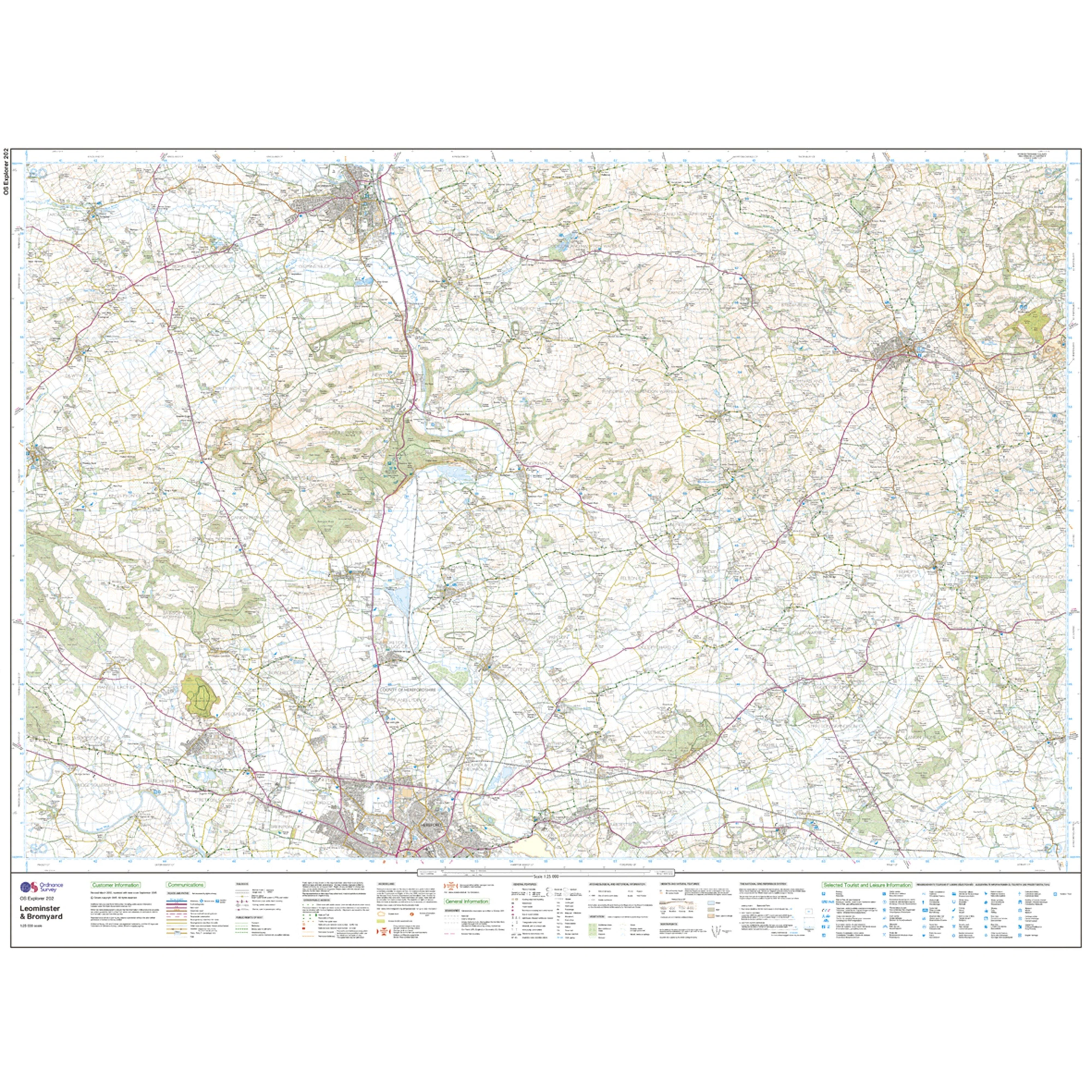 Explorer Active 202 Leominster & Bromyard Map With Digital Version - Image 3