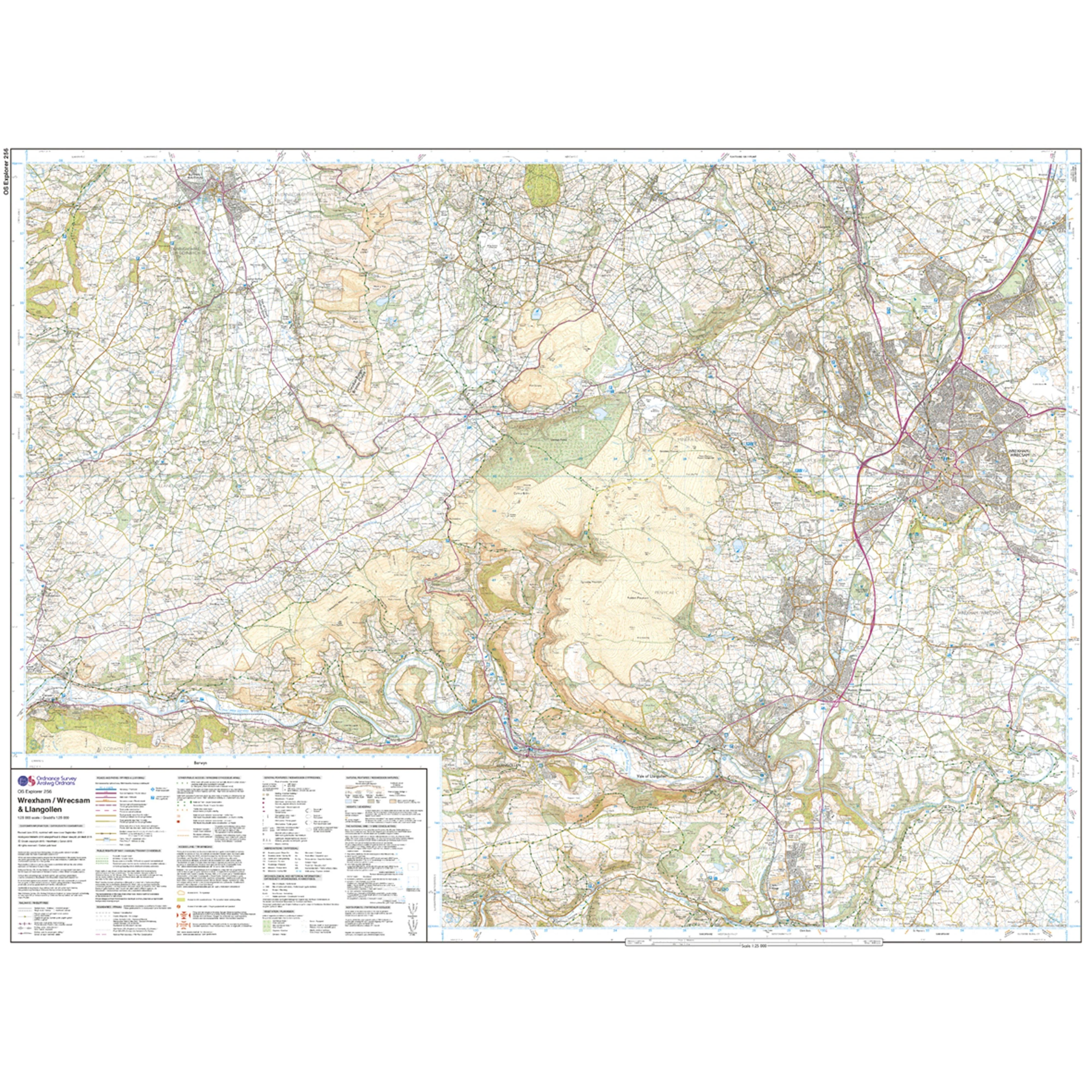 Explorer Active 256 Wrexham & Llangollen Map With Digital Version - Image 3