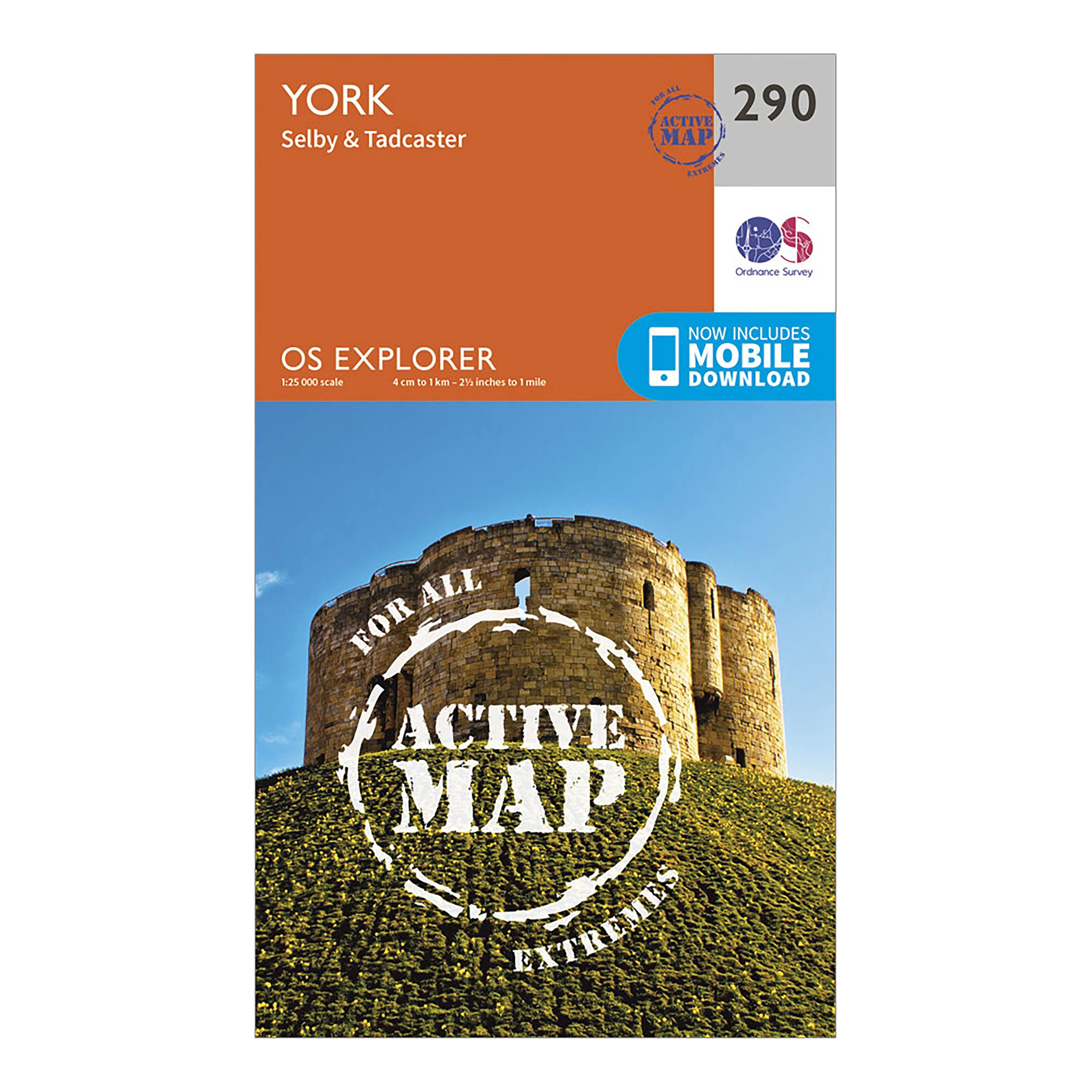 Explorer Active 290 York Map With Digital Version