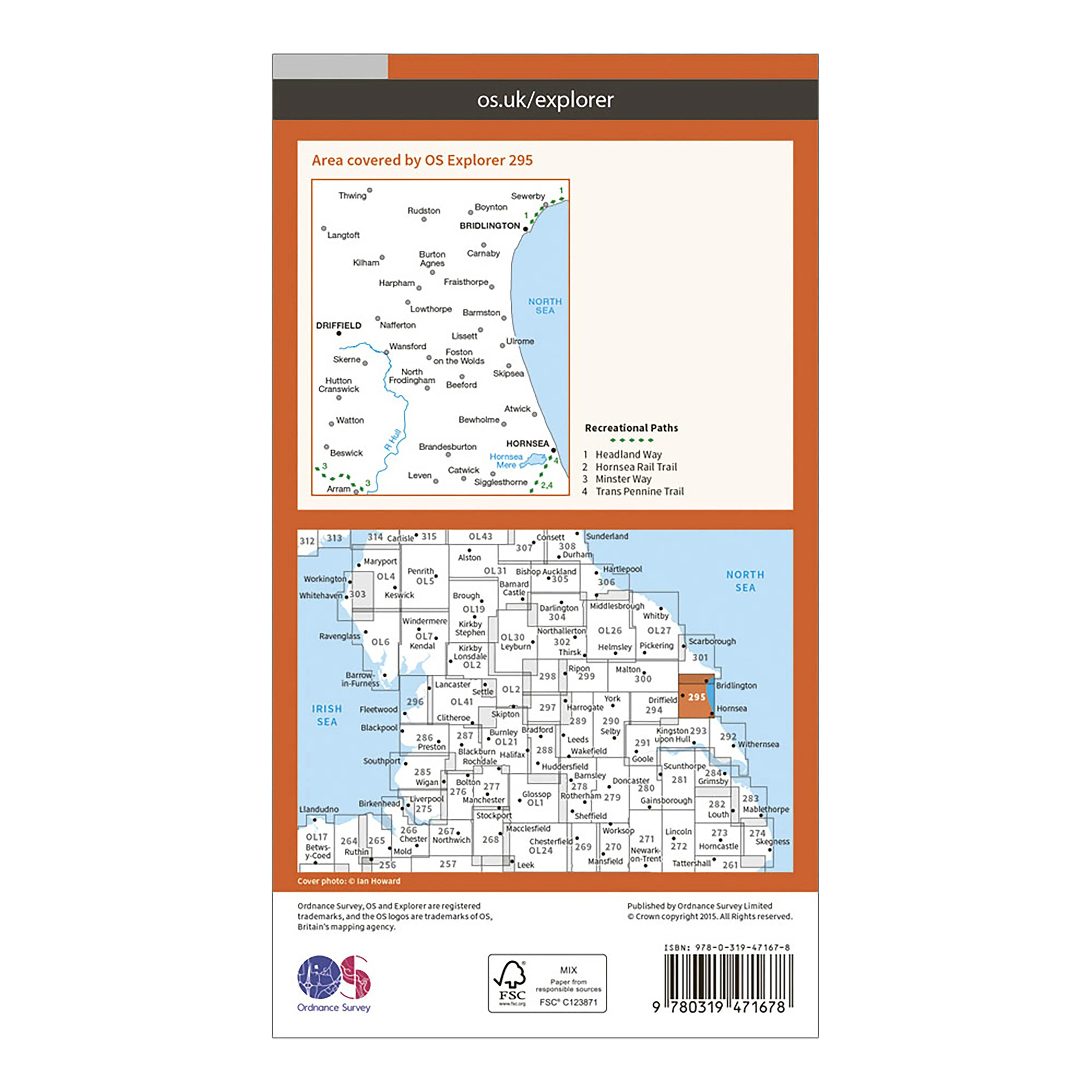 Explorer Active 295 Bridlington, Driffield & Hornsea Map With Digital Version - Image 2