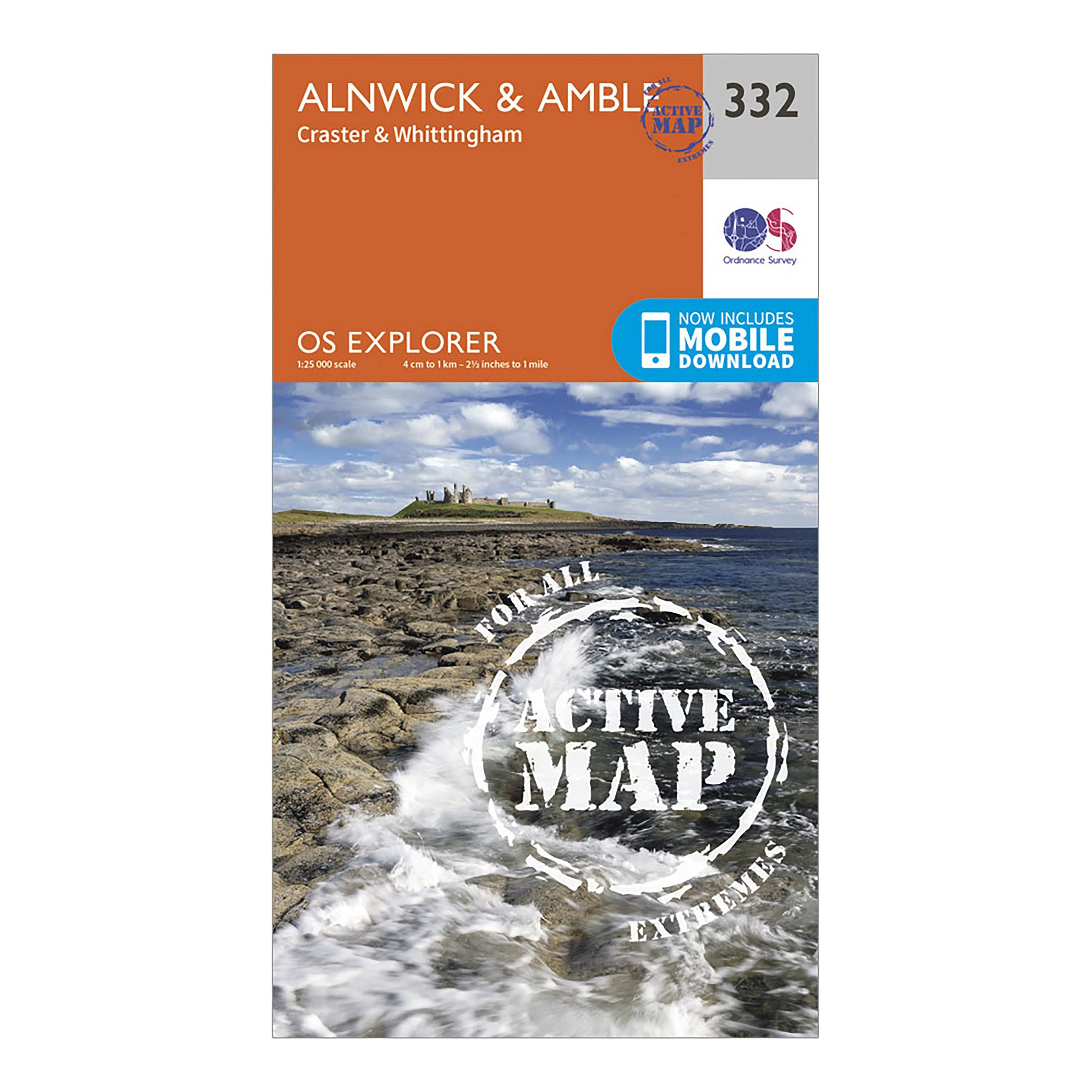 Explorer Active 332 Alnwick & Amble Map With Digital Version - Image 4