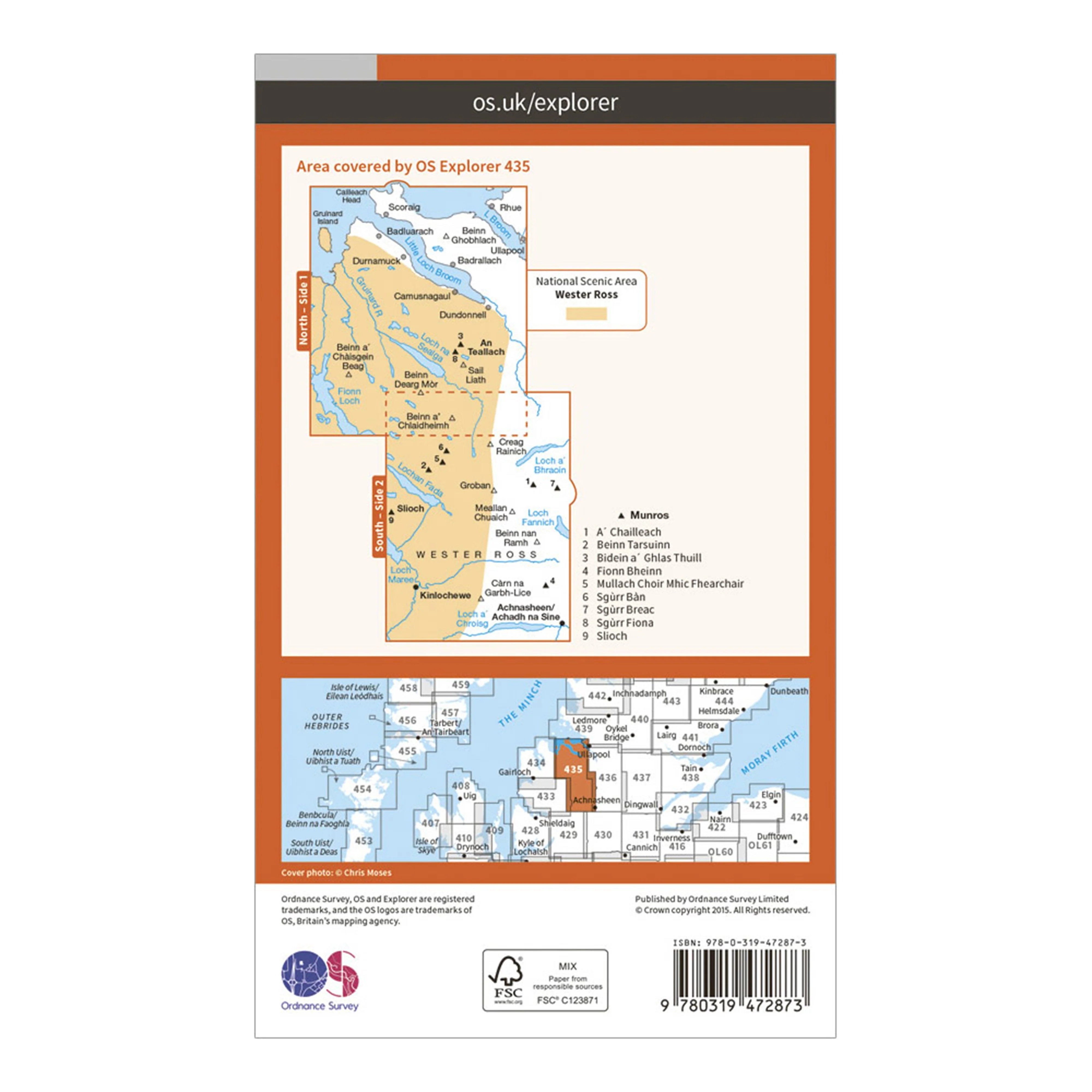Explorer Active 435 An Teallach & Slioch Map With Digital Version - Image 2