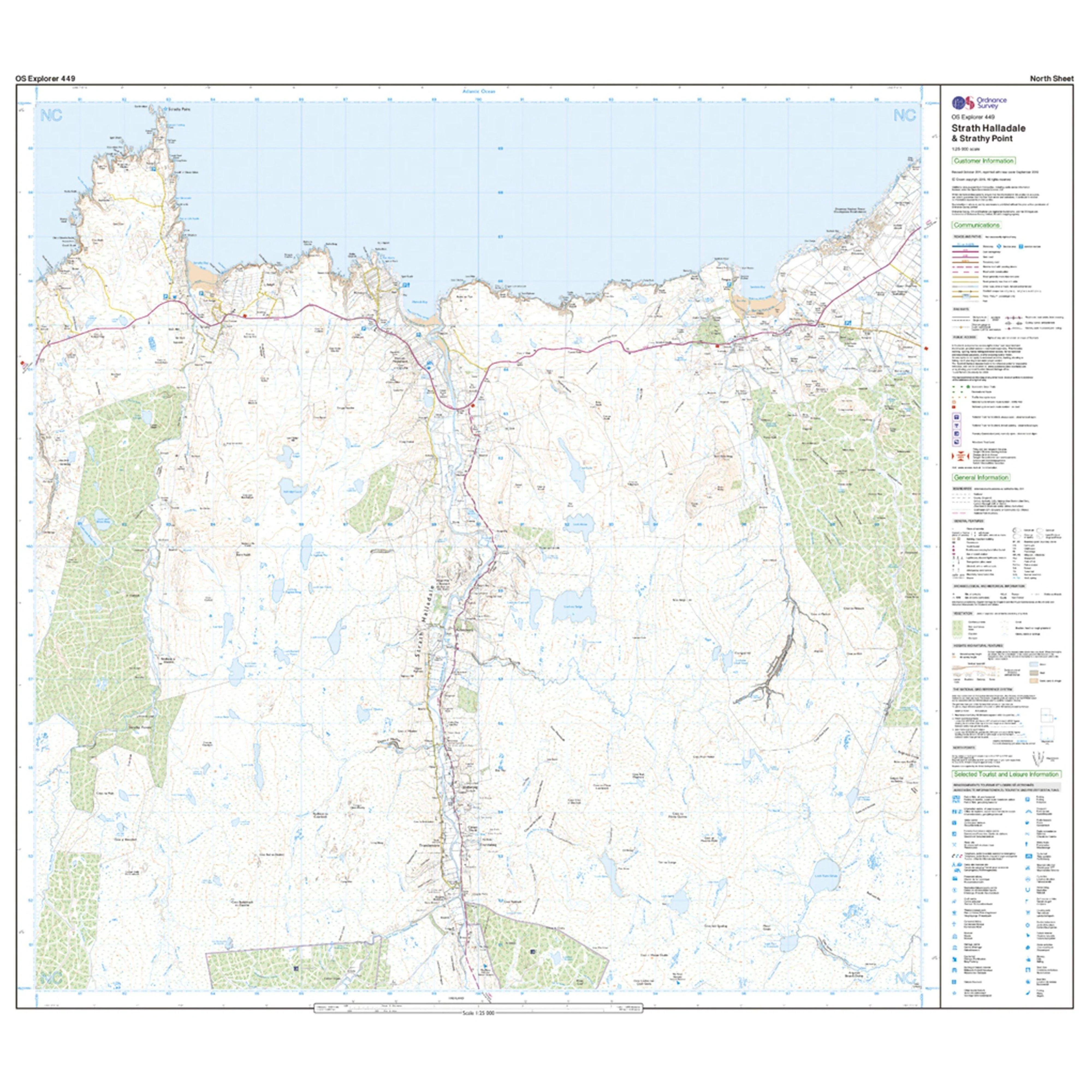 Explorer Active 449 Strath Halladale & Strathy Point Map With Digital Version - Image 3