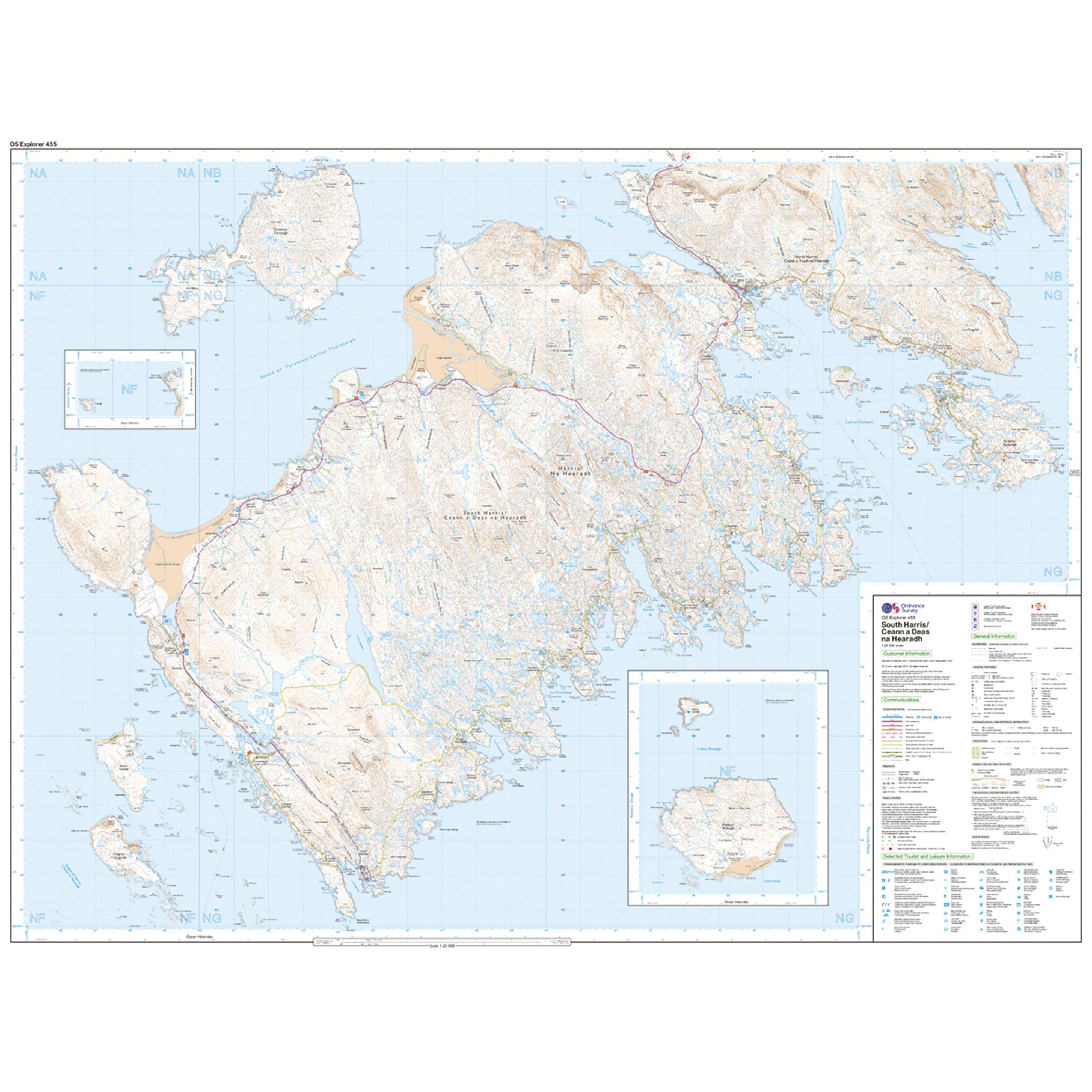 Explorer Active 455 South Harris Map With Digital Version - Image 3