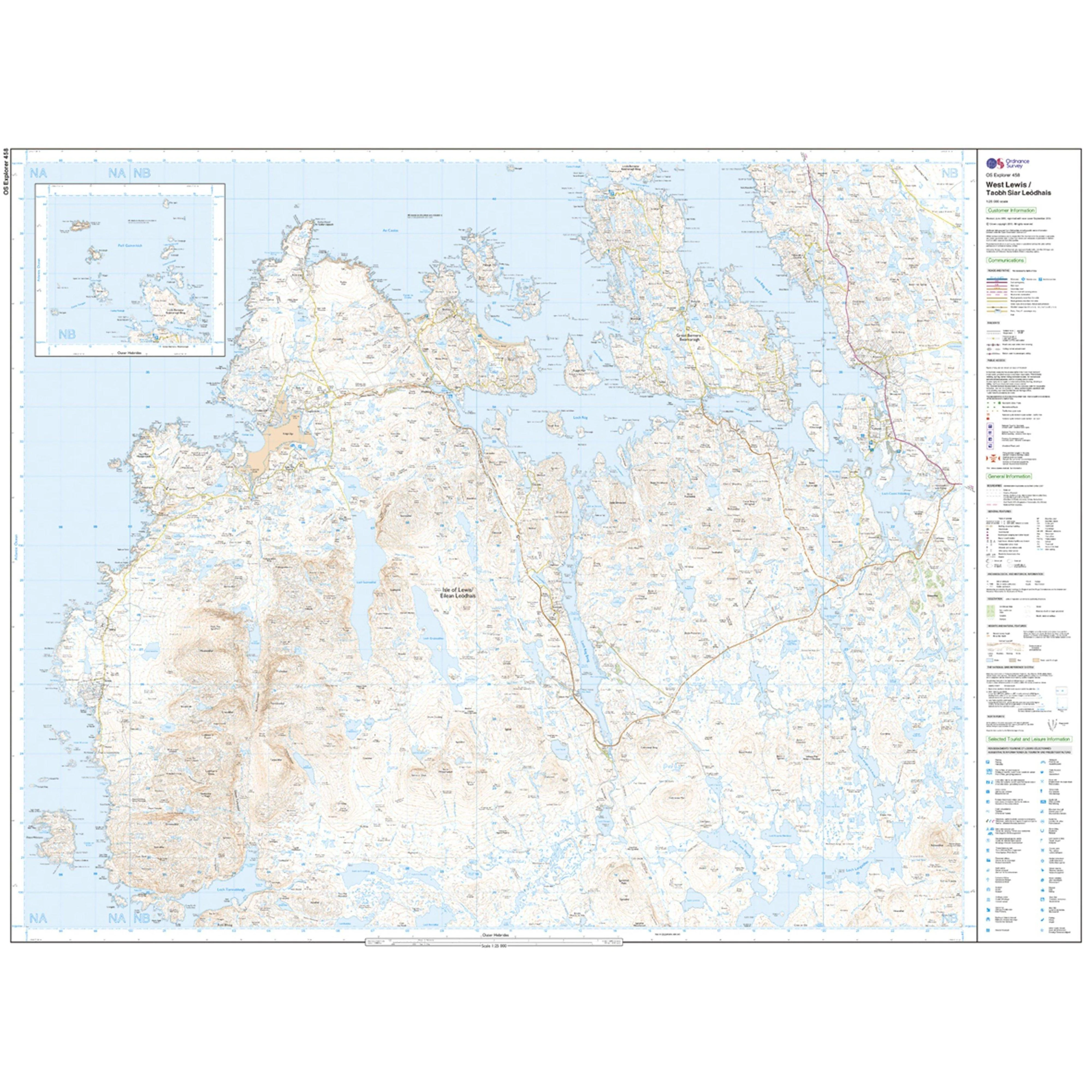 Explorer Active 458 West Lewis Map With Digital Version - Image 3