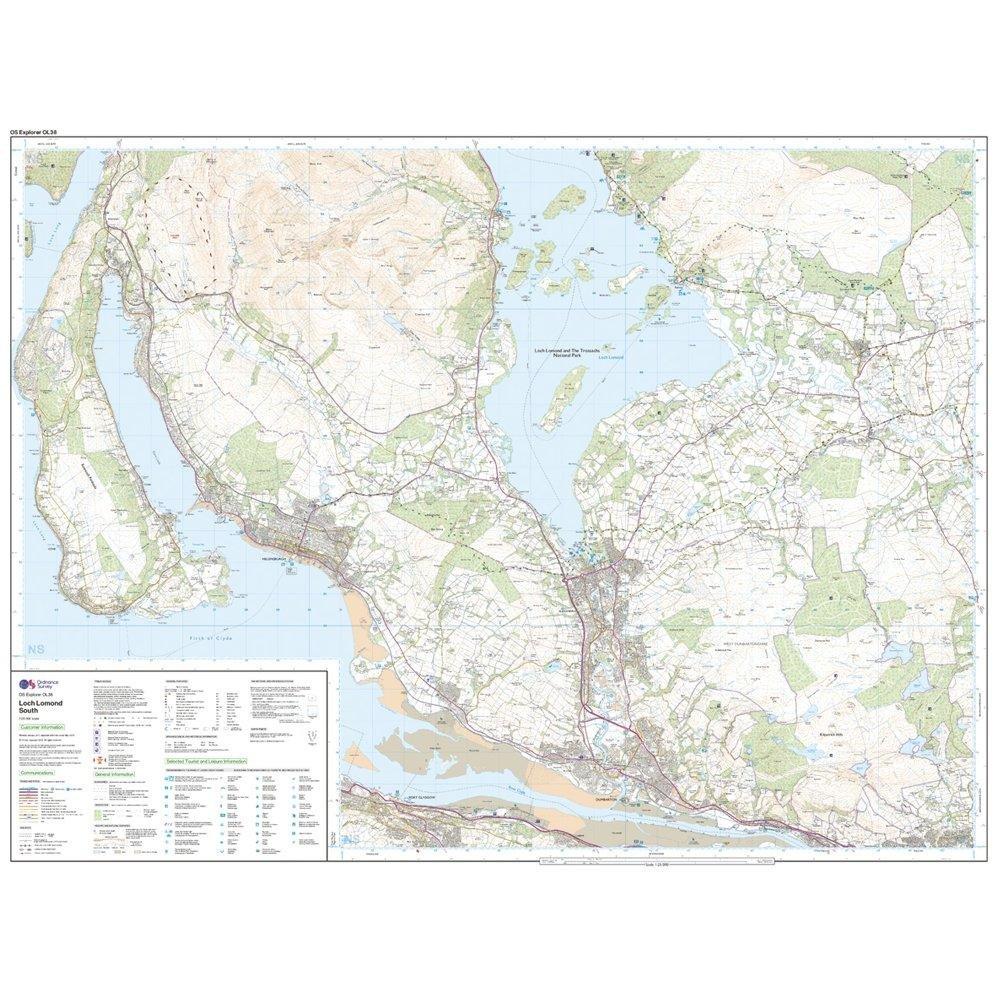 Explorer Active Map OL38 Loch Lomond South Map With Digital Version - Image 3