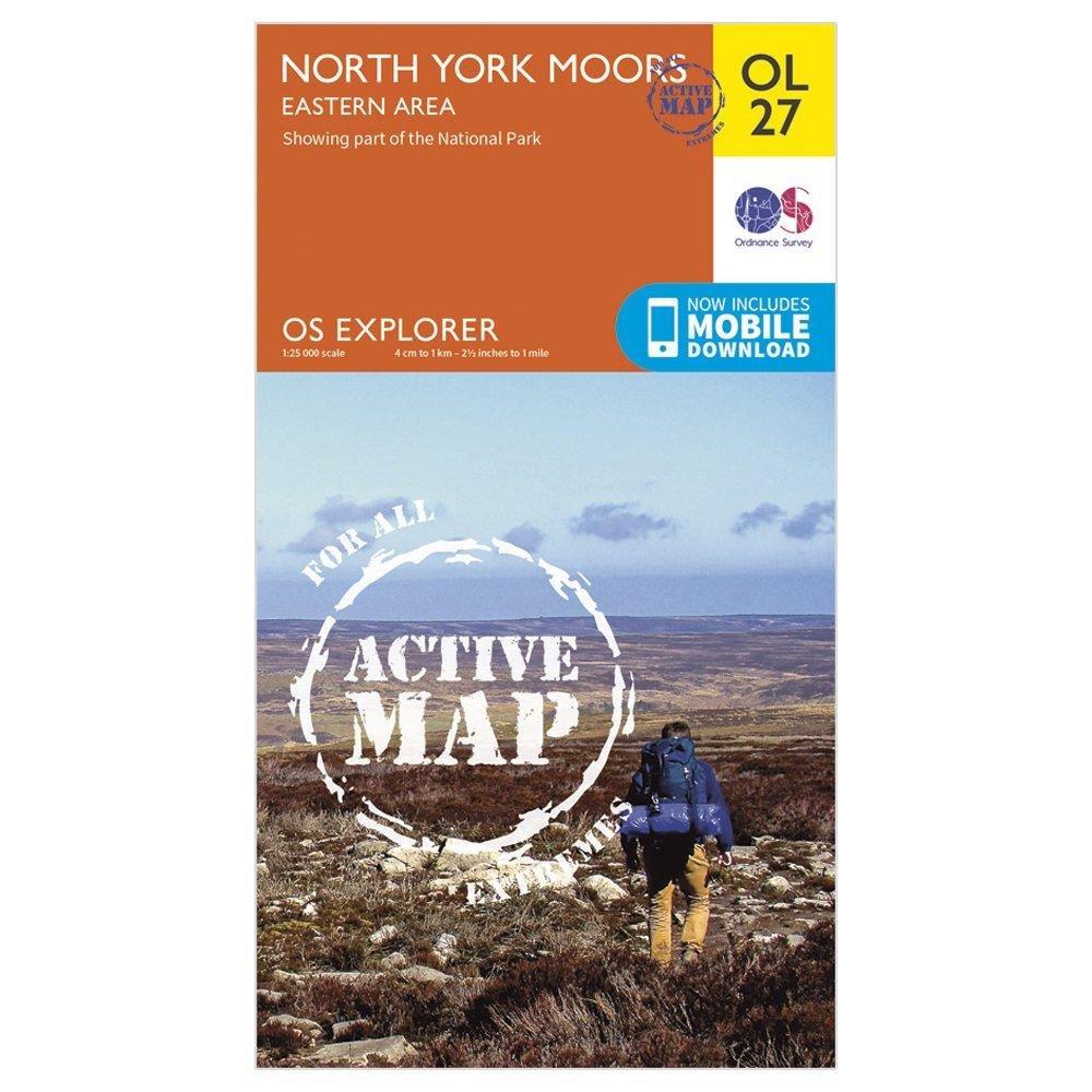 Explorer Active OL 27 North York Moors - Eastern Area Map With Digital Version - Image 10