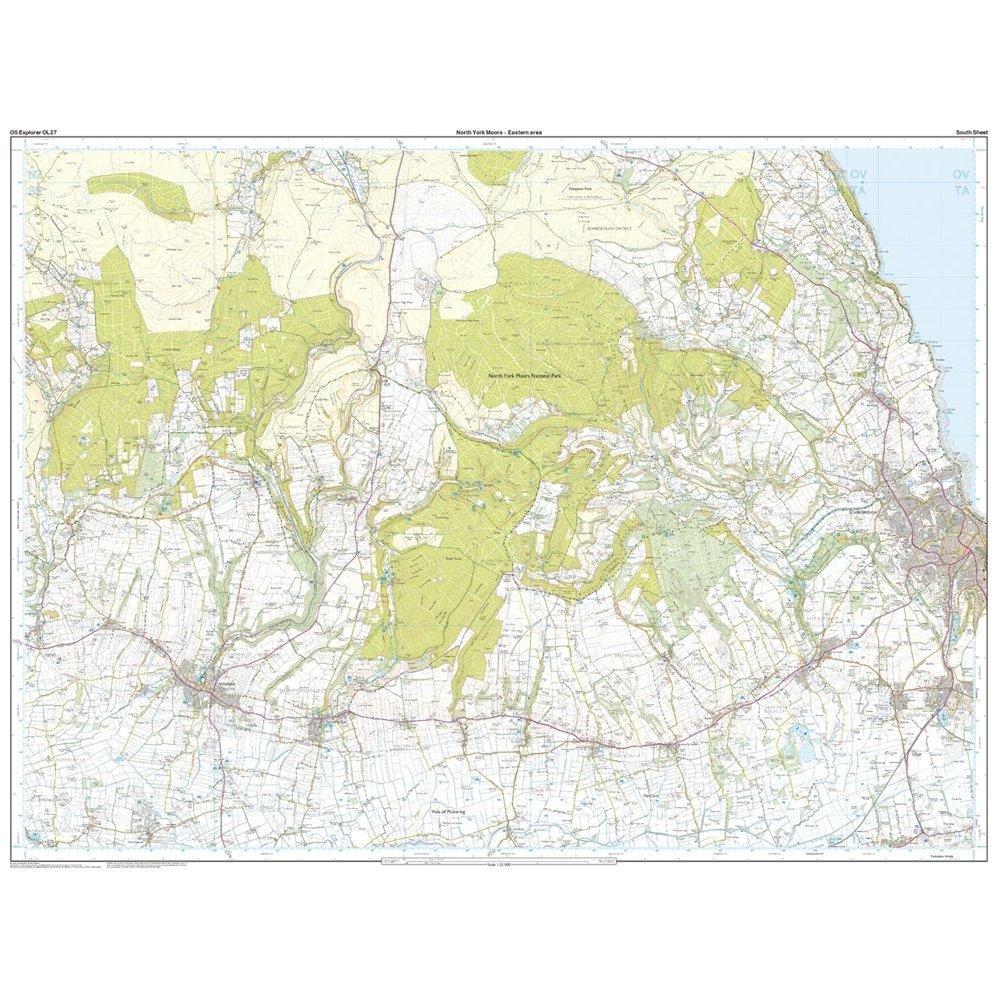 Explorer Active OL 27 North York Moors - Eastern Area Map With Digital Version - Image 4