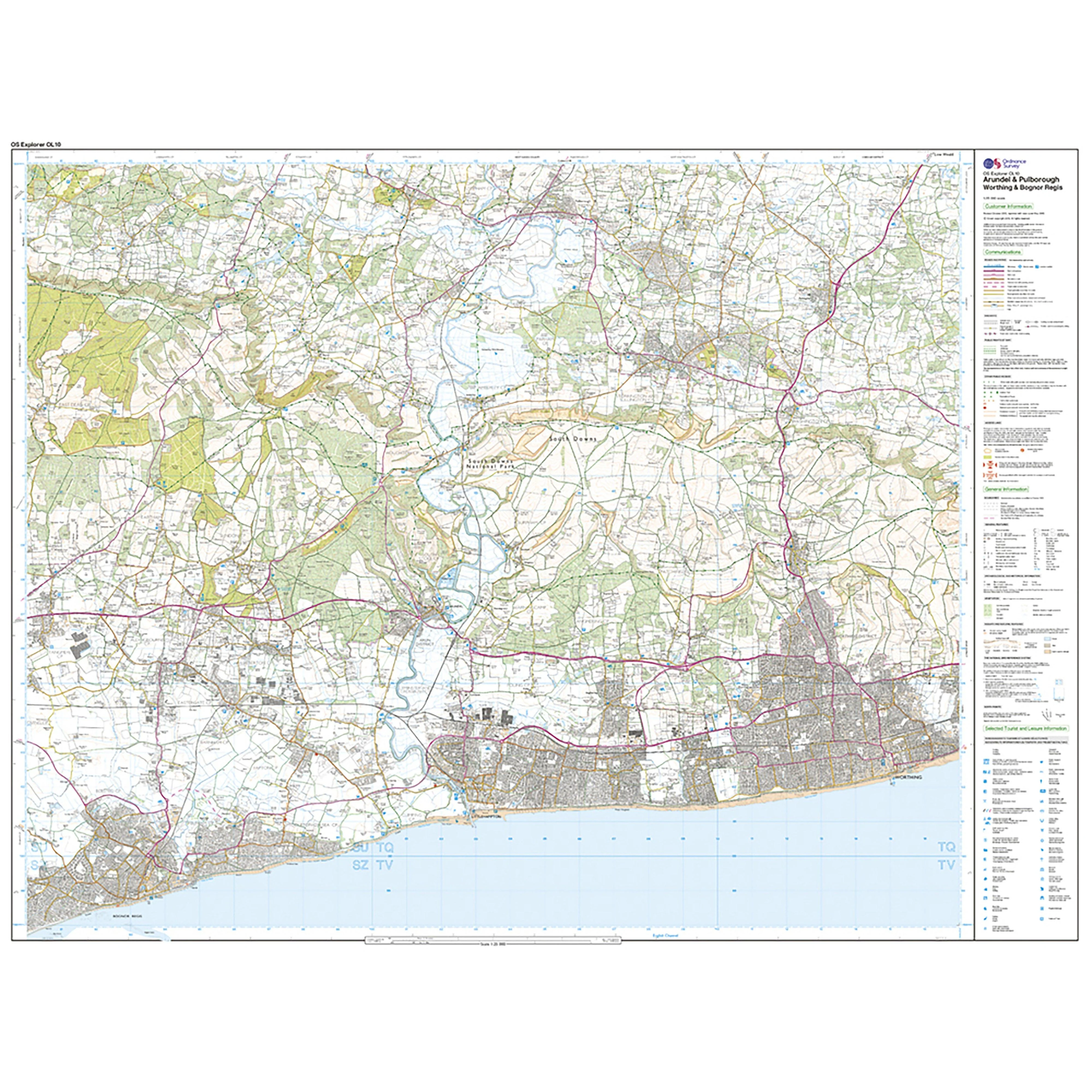 Explorer Active OL10 Arundel & Pulborough Map With Digital Version - Image 3