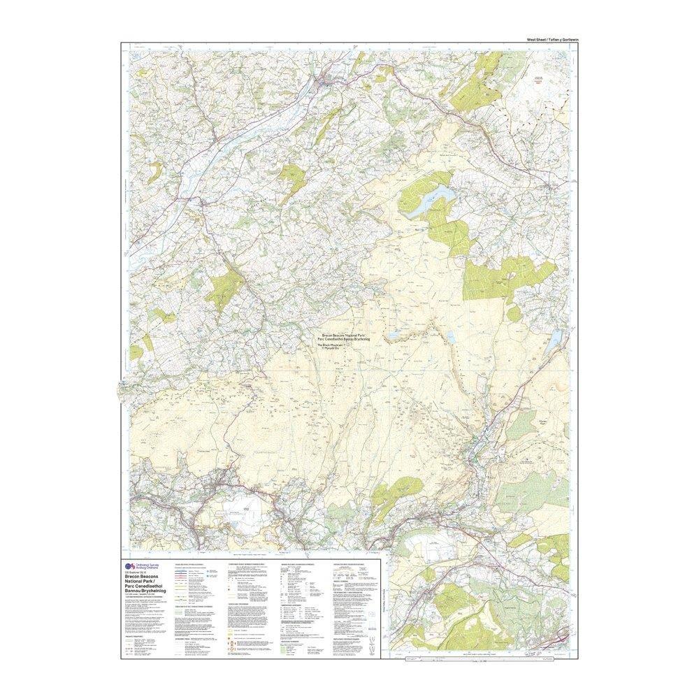 Explorer Active OL12 Brecon Beacons National Park - Western & Central Areas Map With Digital Version - Image 9