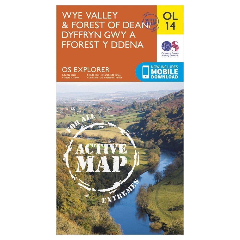 Explorer Active OL14 Wye Valley & Forest of Dean Map With Digital Version - Image 5