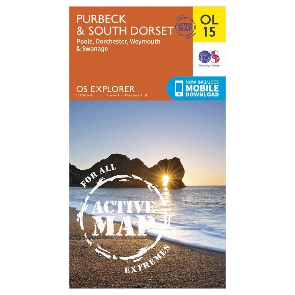 Explorer Active OL15 Purbeck & South Dorset Map With Digital Version - Image 5