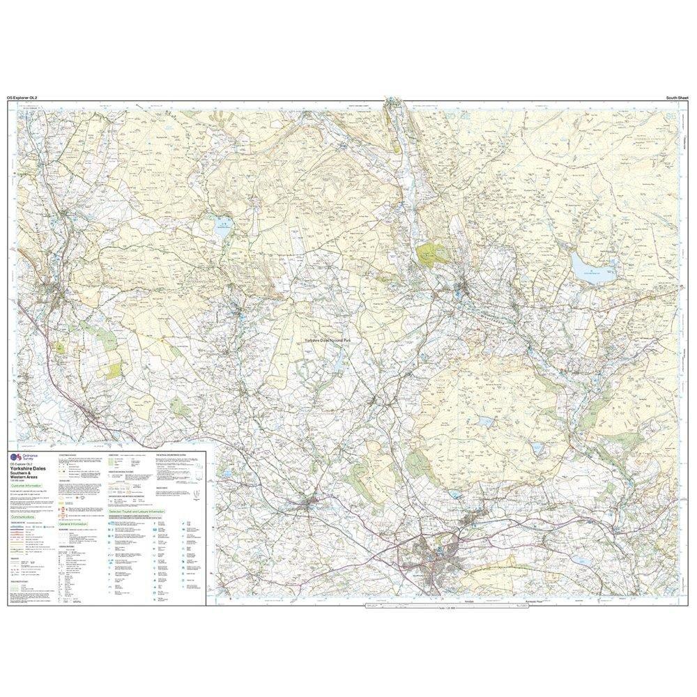 Explorer Active OL2 Yorkshire Dales - Southern & Western Areas Map With Digital Version - Image 3
