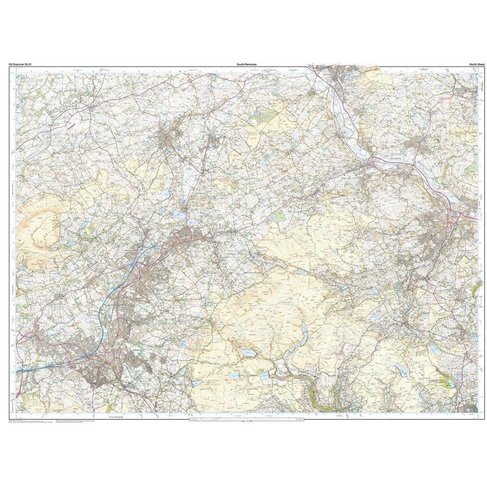 Explorer Active OL21 South Pennines Map With Digital Version - Image 3