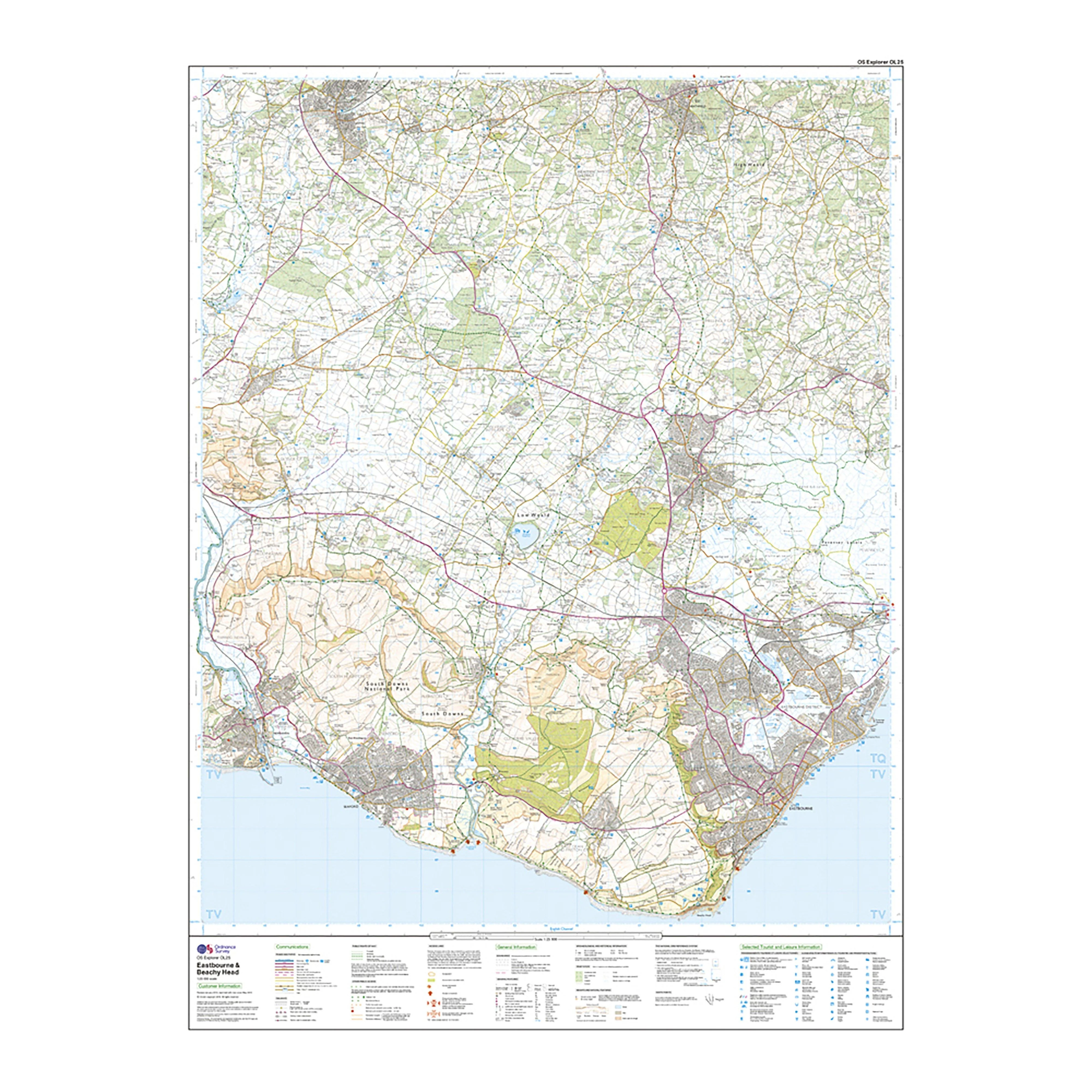 Explorer Active OL25 Eastbourne & Beachy Head Map With Digital Version - Image 6