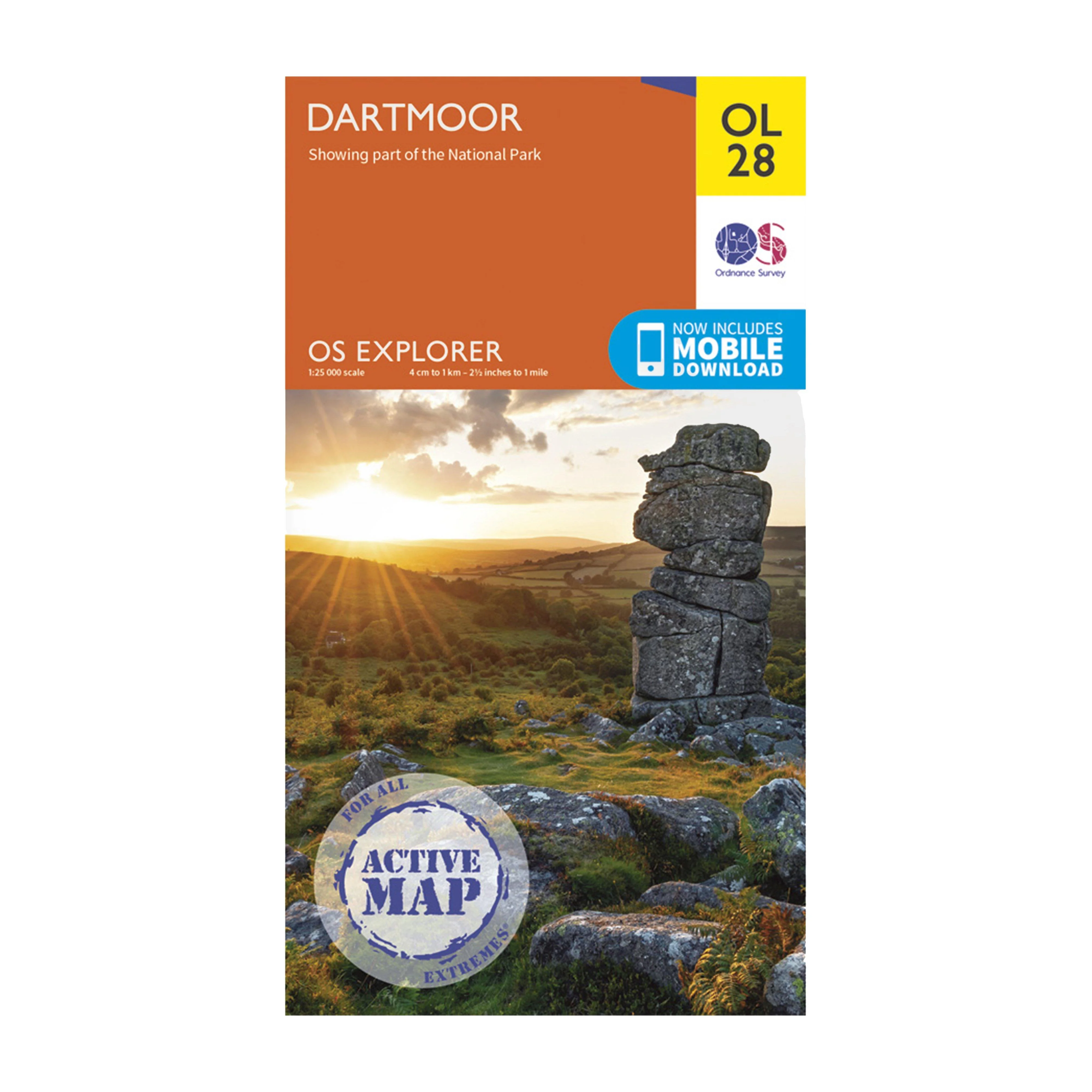 Explorer Active OL28 Dartmoor Map With Digital Version - Image 5