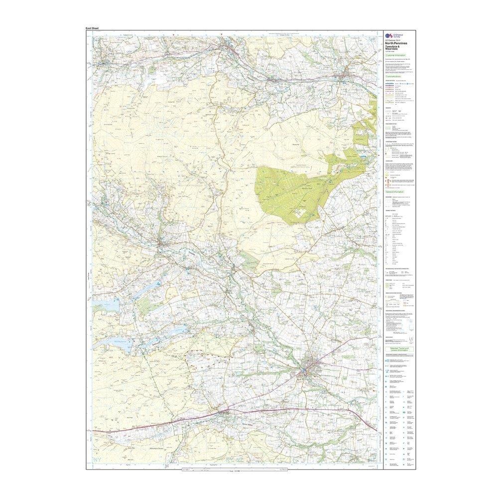 Explorer Active OL31 North Pennines - Teesdale & Weardale Map With Digital Version - Image 3