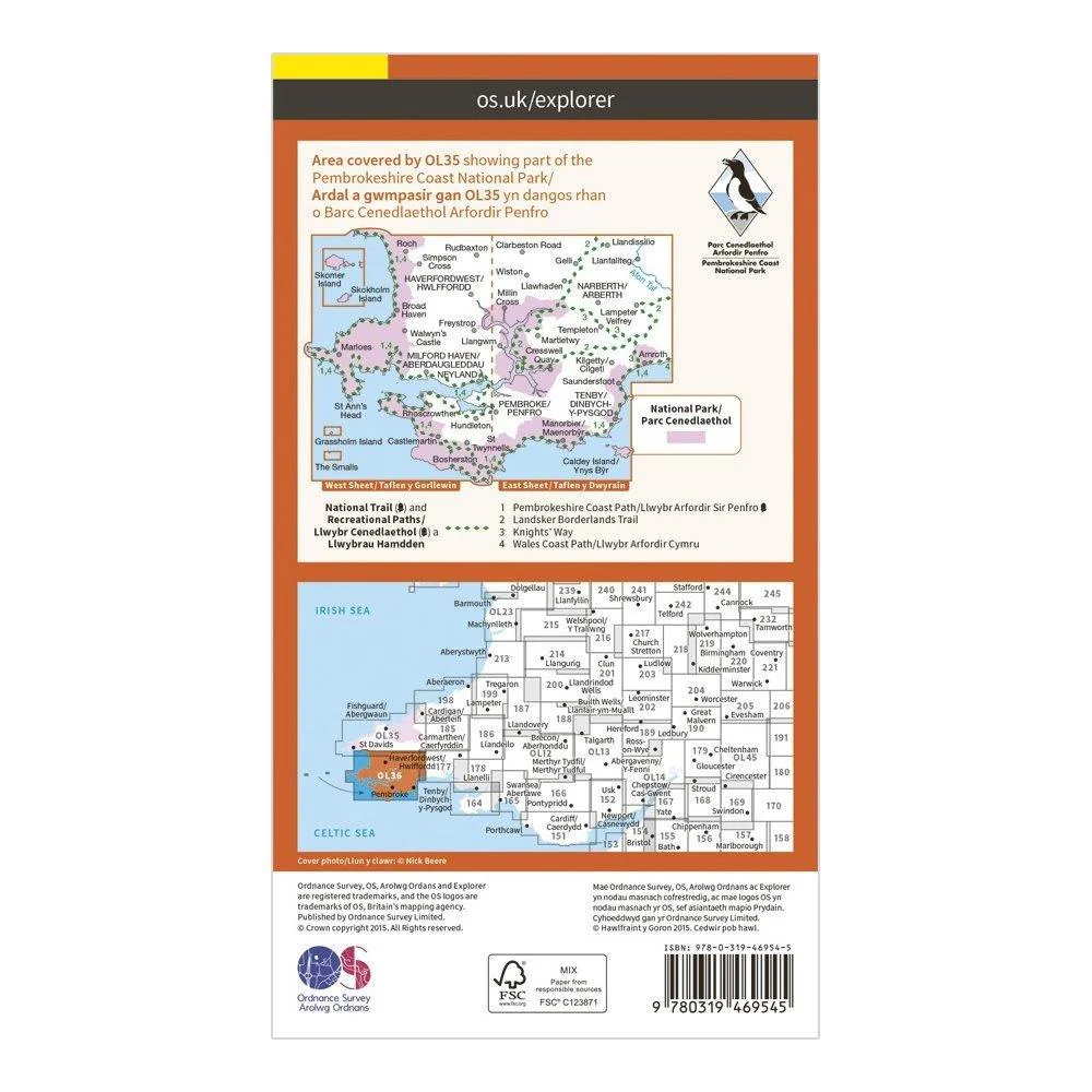 Explorer Active OL36 South Pembrokeshire Map With Digital Version - Image 2