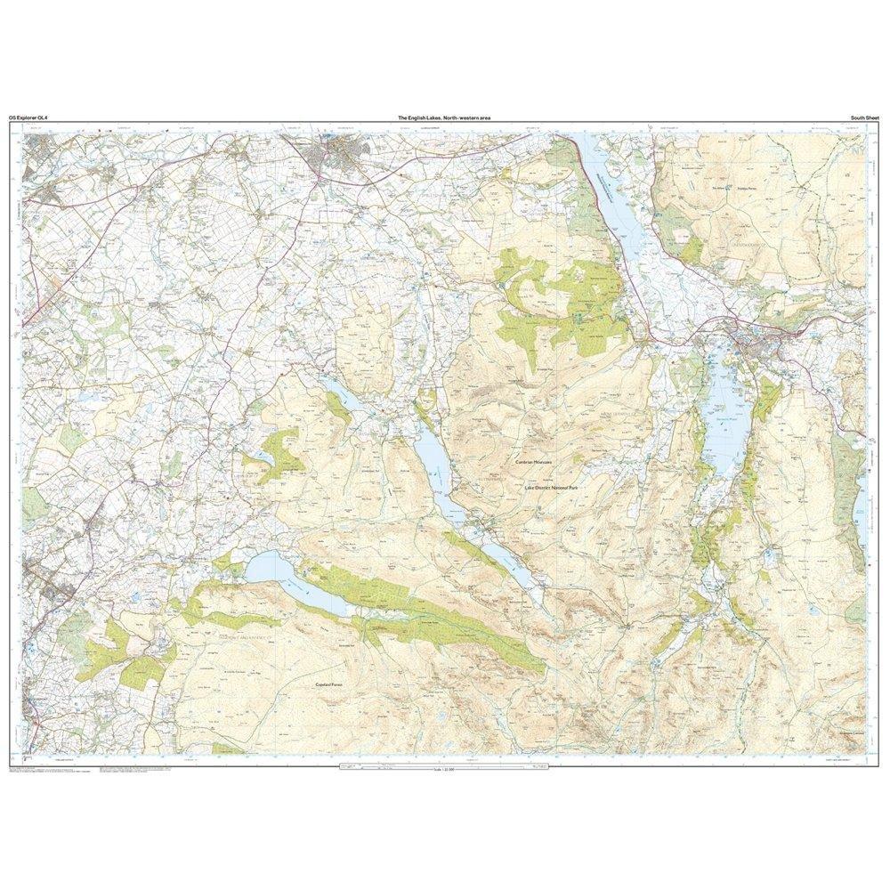 Explorer Active OL4 The English Lakes - North Western Area Map With Digital Version - Image 4