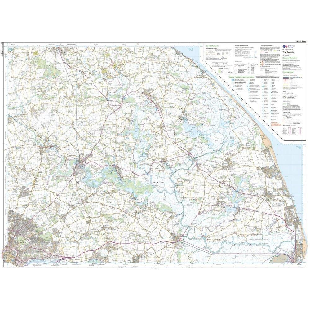 Explorer Active OL40 The Broads Map With Digital Version - Image 3
