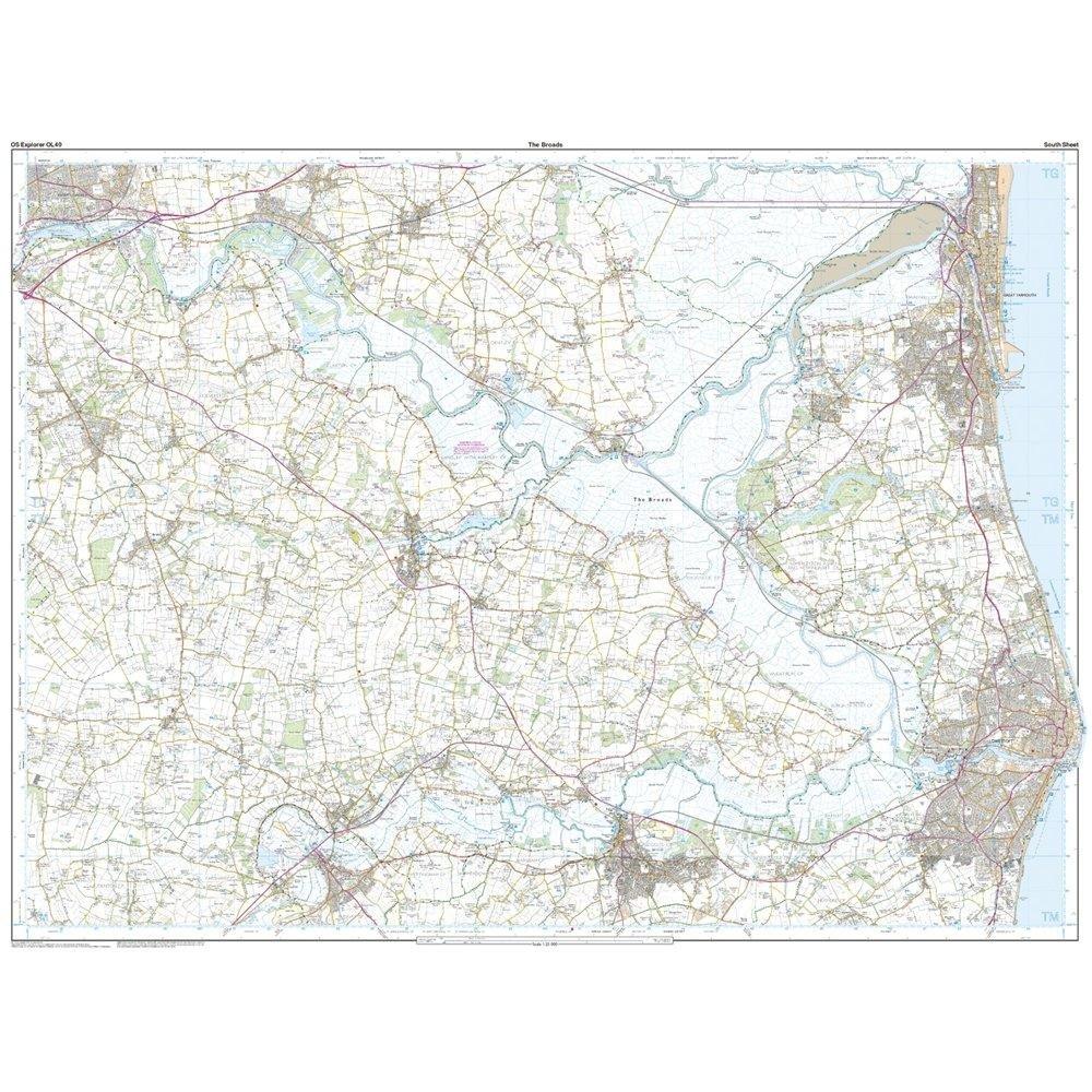 Explorer Active OL40 The Broads Map With Digital Version - Image 4