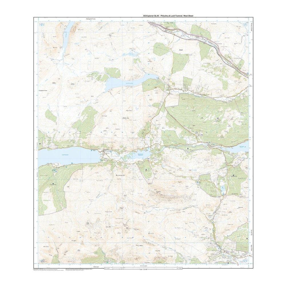 Explorer Active OL49 Pitlochry & Loch Tummel Map With Digital Version - Image 4