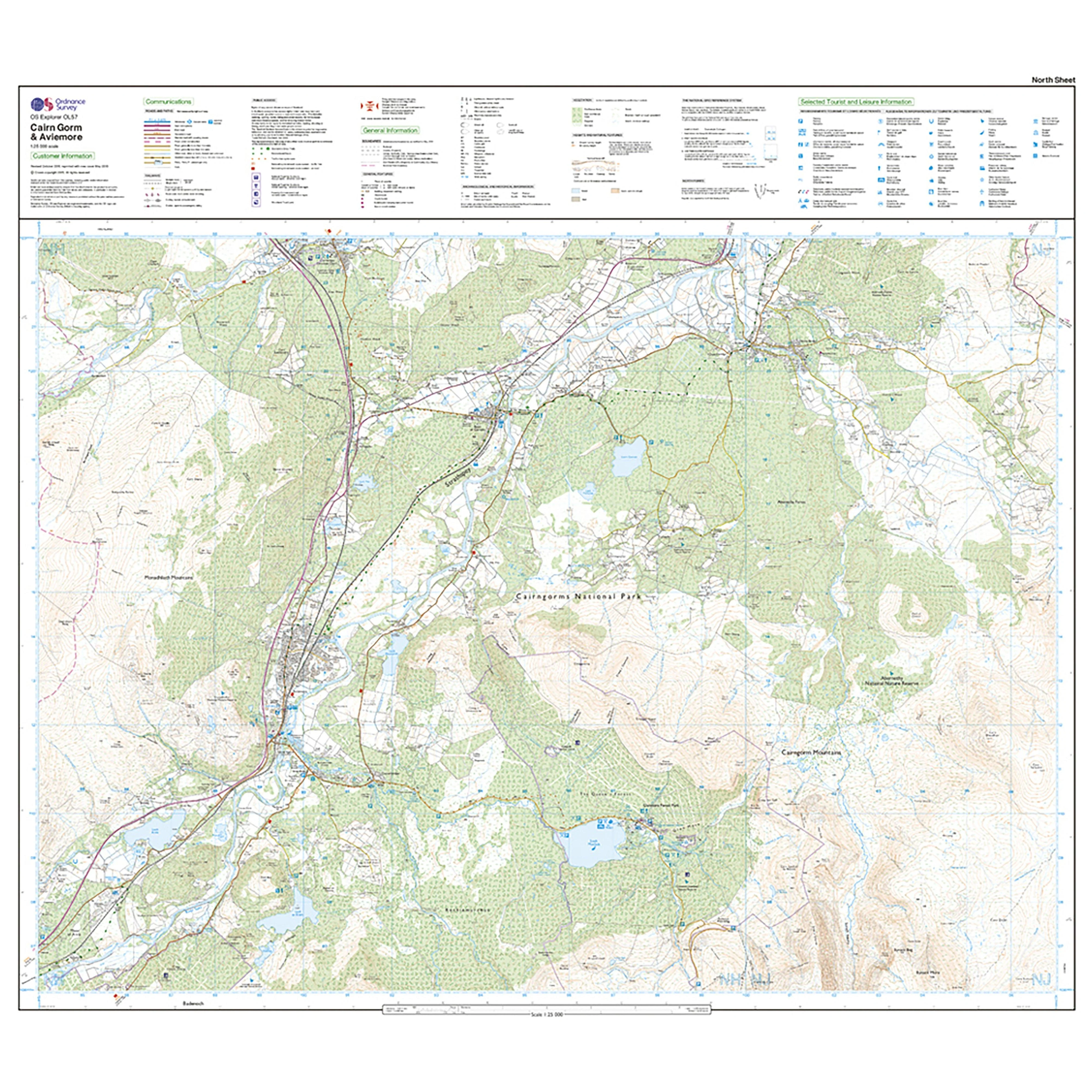 Explorer Active OL57 Cairn Gorm & Aviemore Map With Digital Version - Image 3