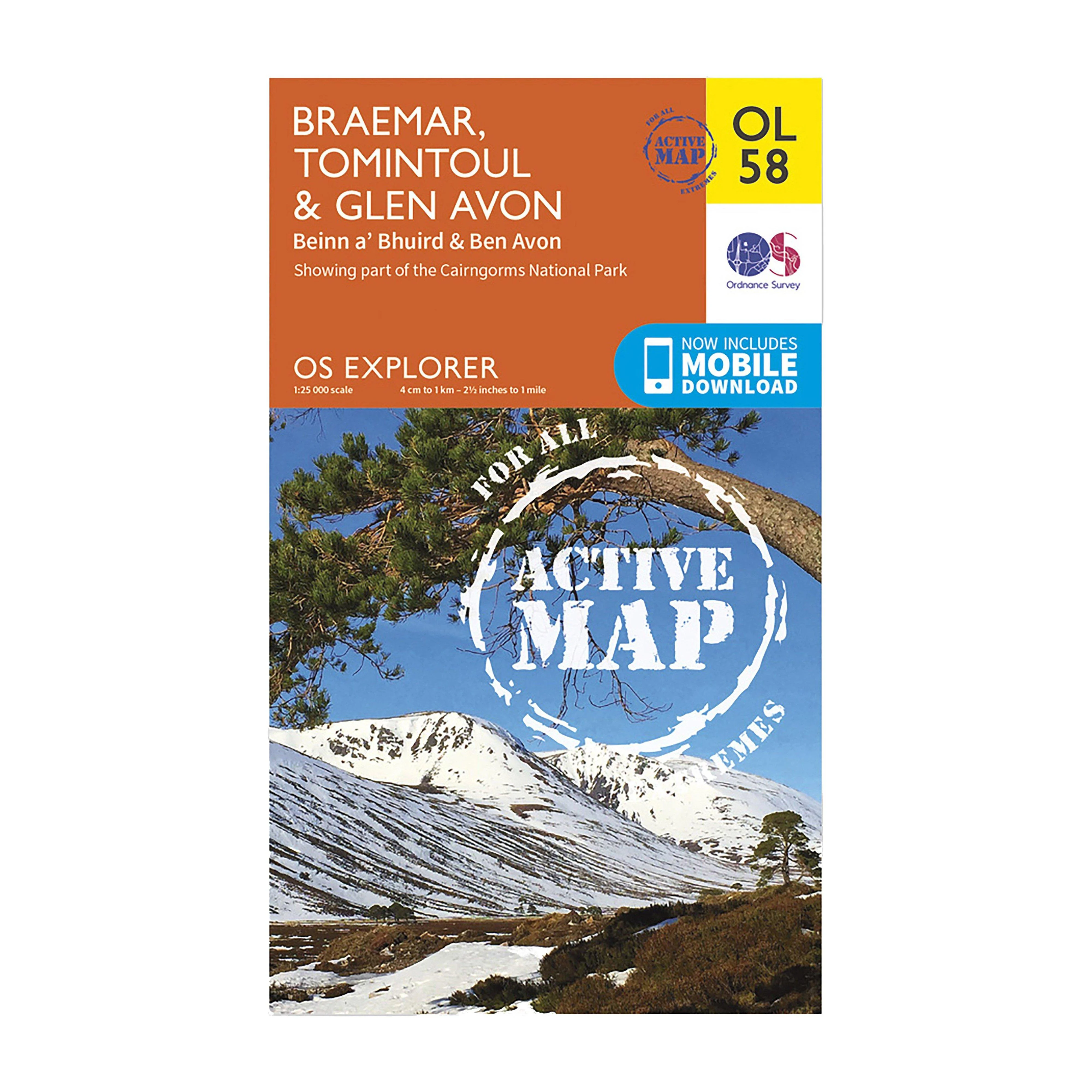 Explorer Active OL58 Braemar, Tomintoul & Glen Avon Map With Digital Version - Image 5