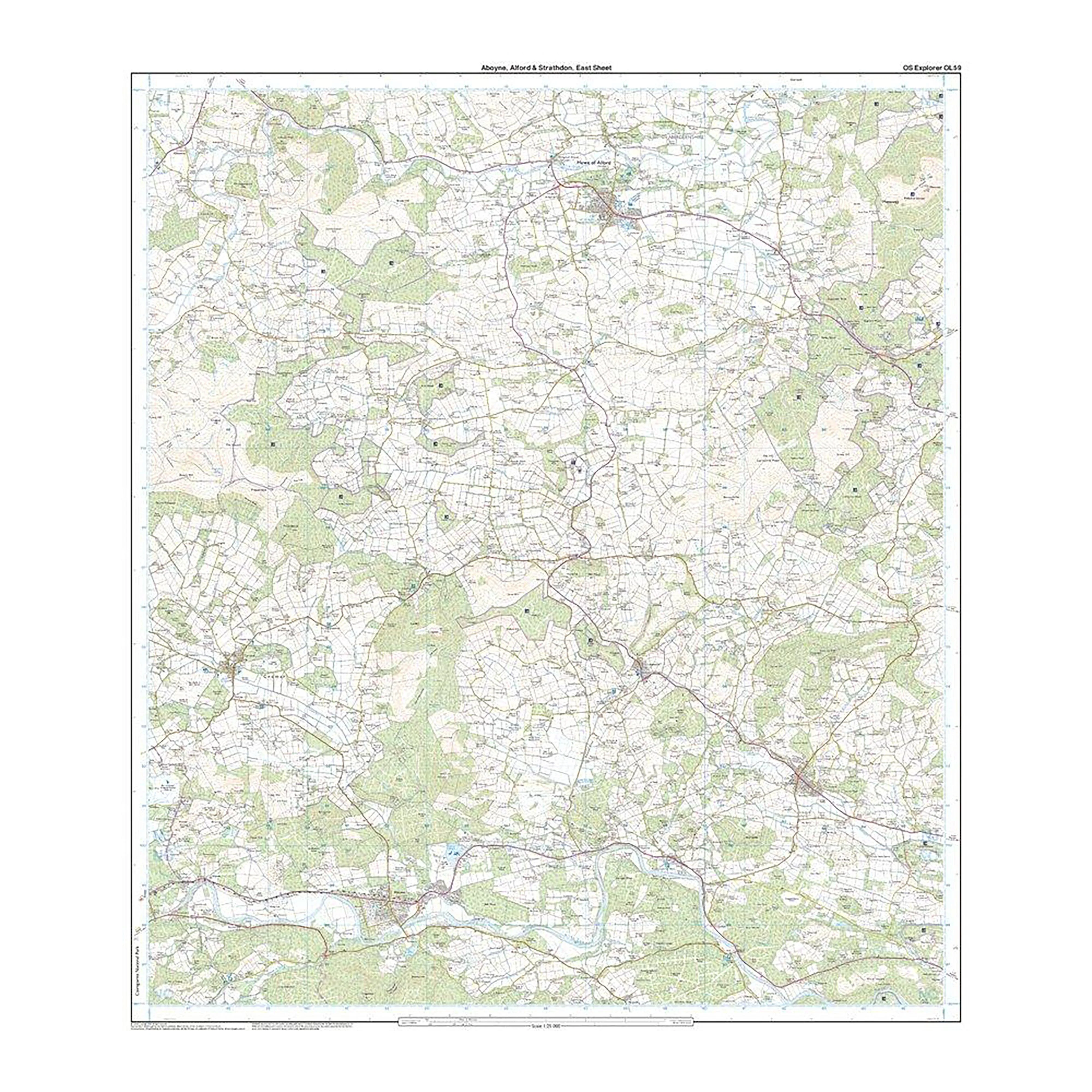 Explorer Active OL59 Aboyne, Alford & Strathdon Map With Digital Version - Image 8