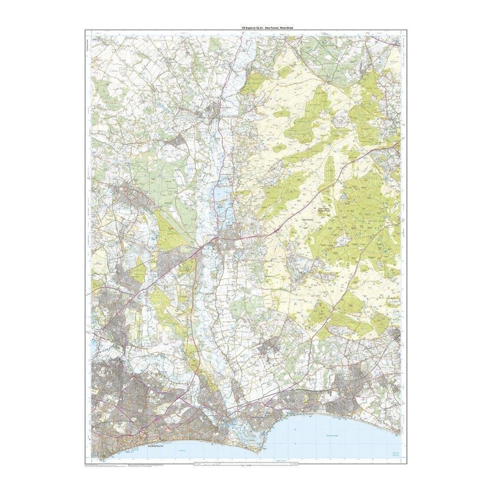 Explorer OL22 New Forest Map With Digital Version - Image 4