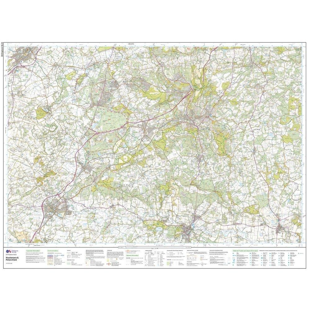 Explorer OL33 Haslemere & Petersfield Map With Digital Version - Image 3
