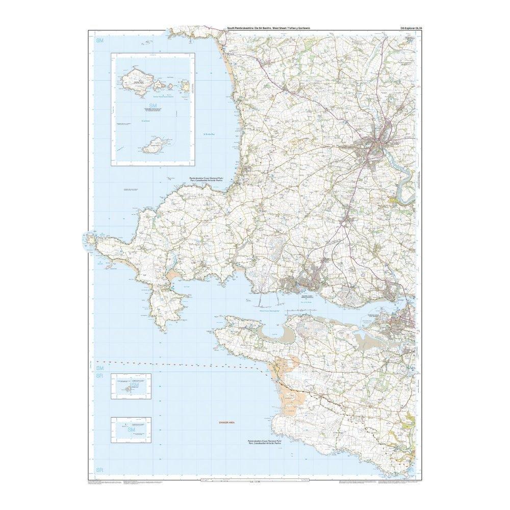 Explorer OL36 South Pembrokeshire Map With Digital Version - Image 4