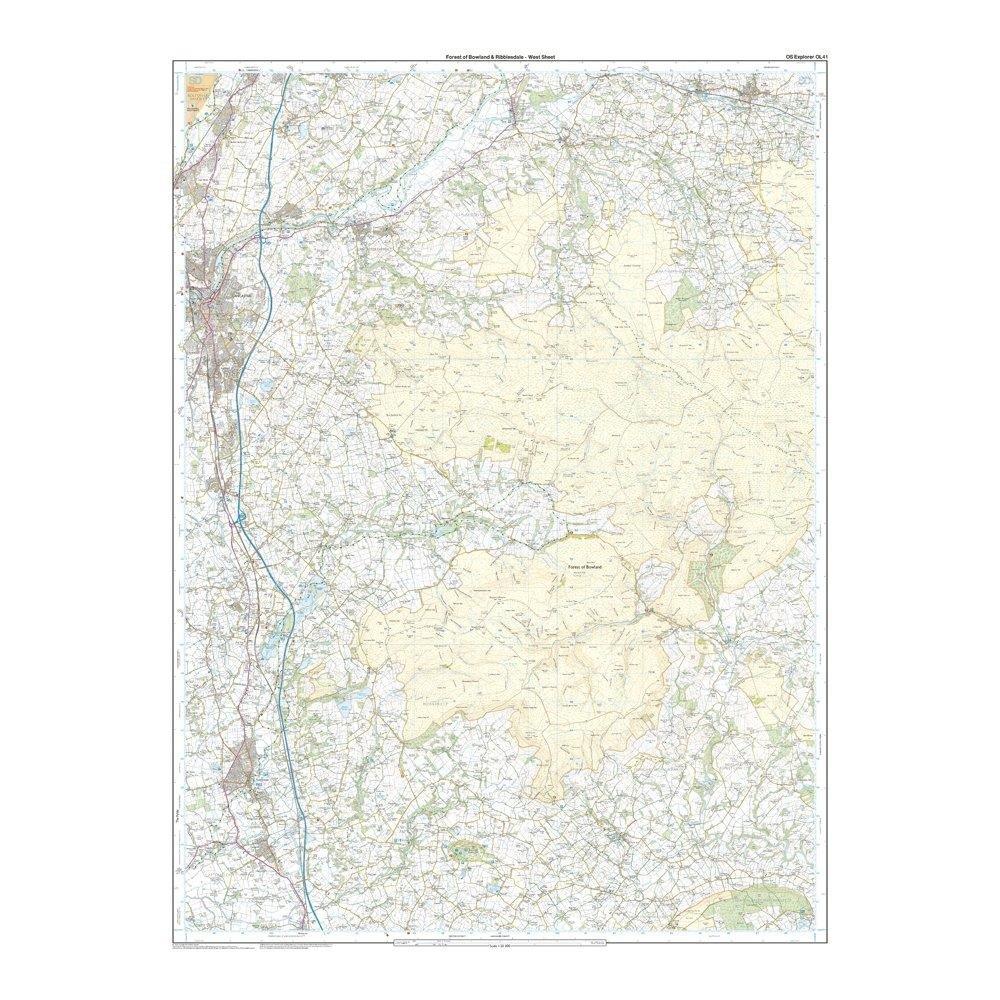 Explorer OL41 Forest of Bowland & Ribblesdale Map With Digital Version - Image 4