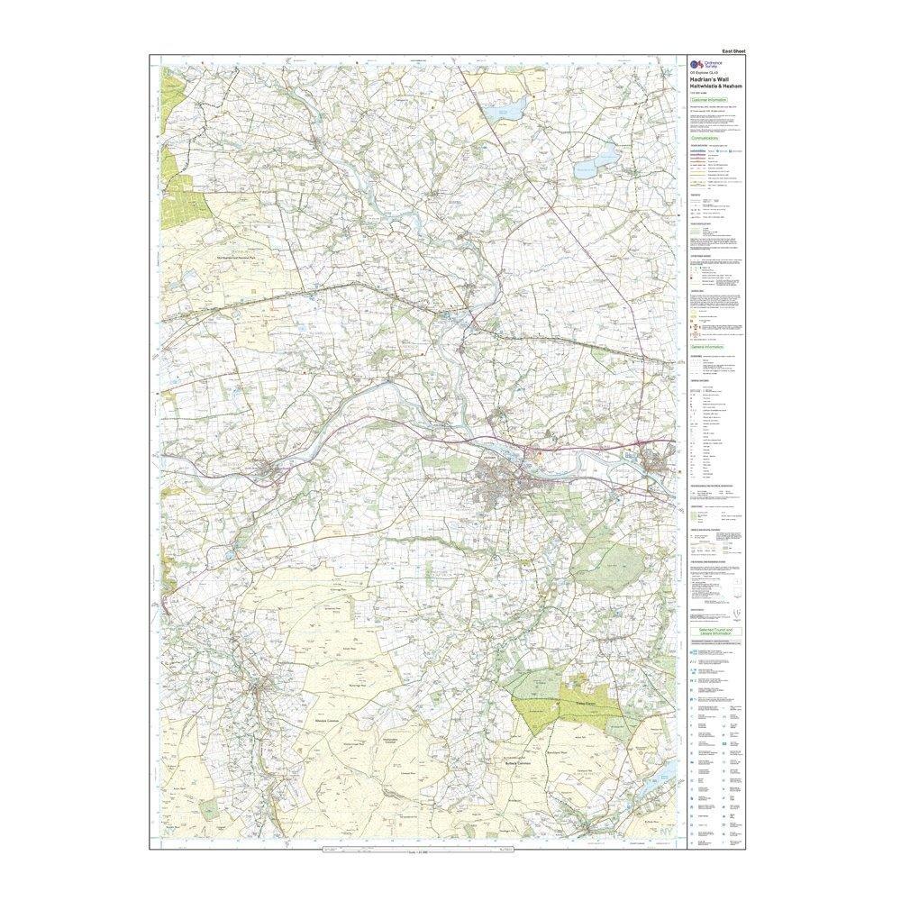 Explorer OL43 Hadrian's Wall Map With Digital Version - Image 3