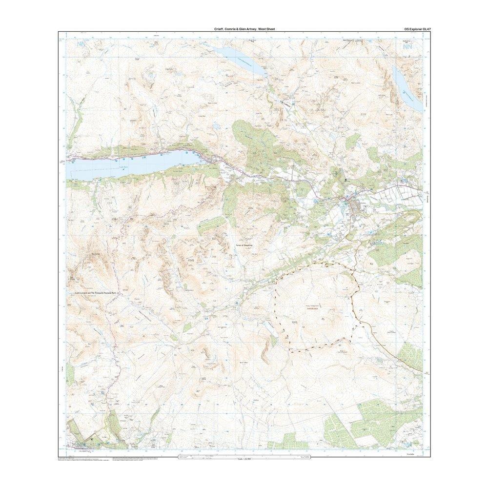 Explorer OL47 Crieff, Comrie & Glen Artney Map With Digital Version - Image 4