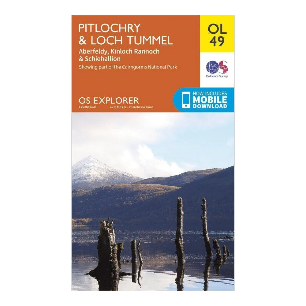 Explorer OL49 Pitlochry & Loch Tummel Map With Digital Version - Image 5