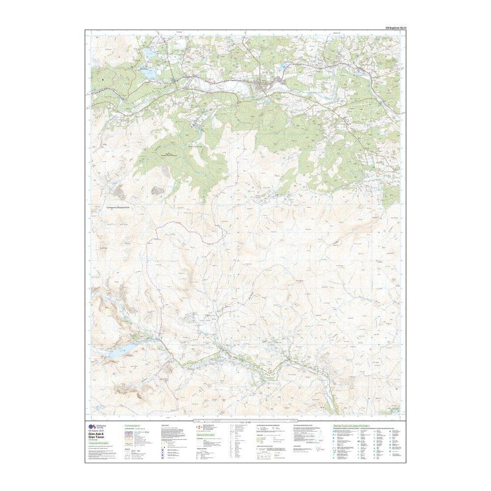 Explorer OL54 Glen Esk & Glen Tanar Map With Digital Version - Image 7