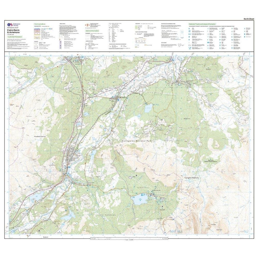 Explorer OL57 Cairn Gorm & Aviemore Map With Digital Version - Image 3