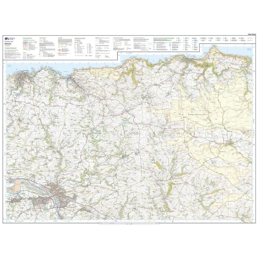 Explorer OL9 Exmoor Map With Digital Version - Image 9