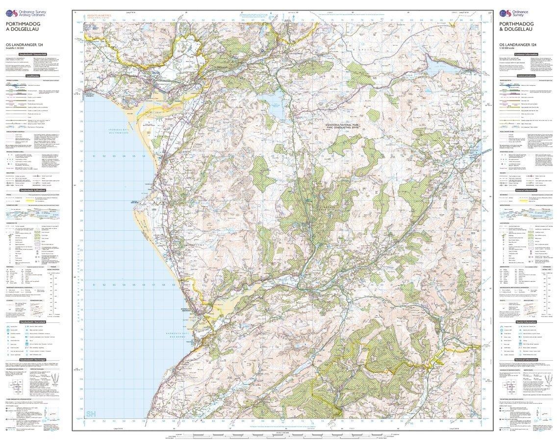 Landranger 124 Porthmadog & Dolgellau Map With Digital Version - Image 3