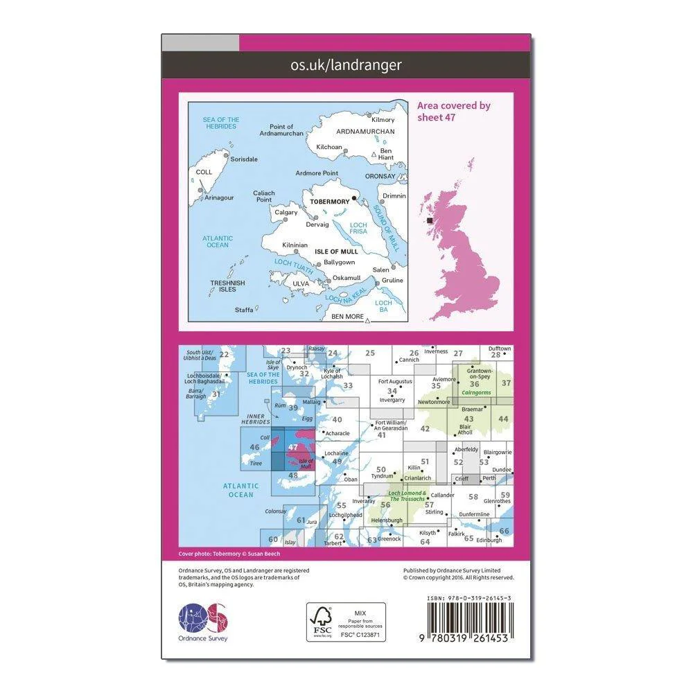 Landranger 47 Tobermory & North Mull Map With Digital Version - Image 2