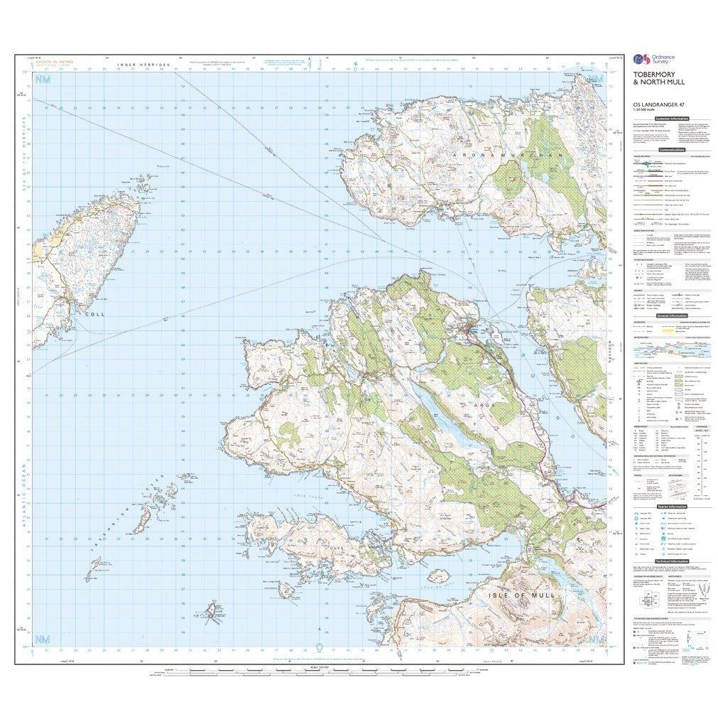 Landranger 47 Tobermory & North Mull Map With Digital Version - Image 3