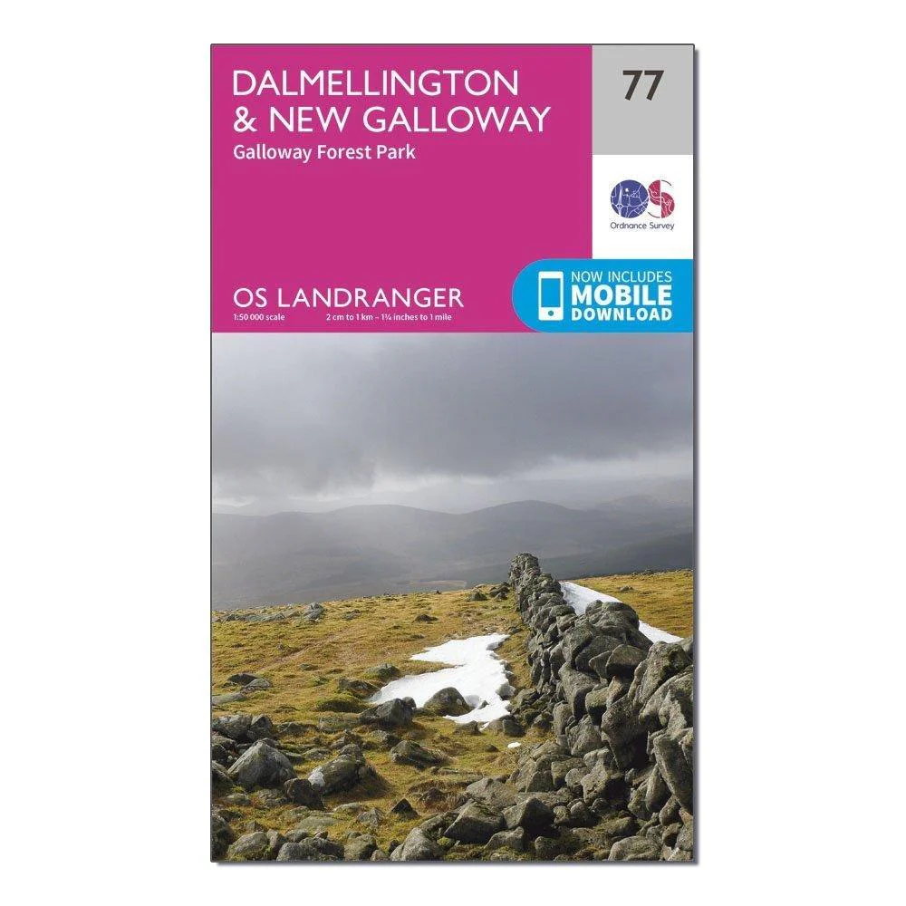 Landranger 77 Dalmellington & New Galloway, Galloway Forest Park Map With Digital Version - Image 4