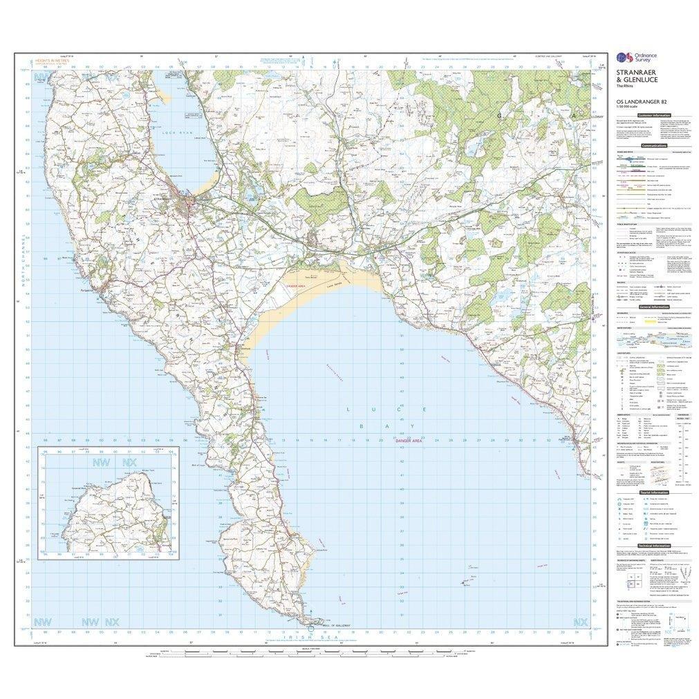 Landranger 82 Stranraer & Glenluce Map With Digital Version - Image 3