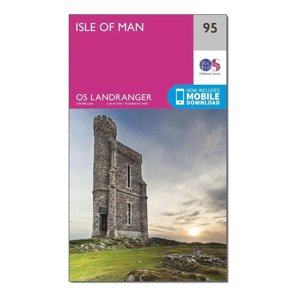 Landranger 95 Isle of Man Map With Digital Version - Image 5