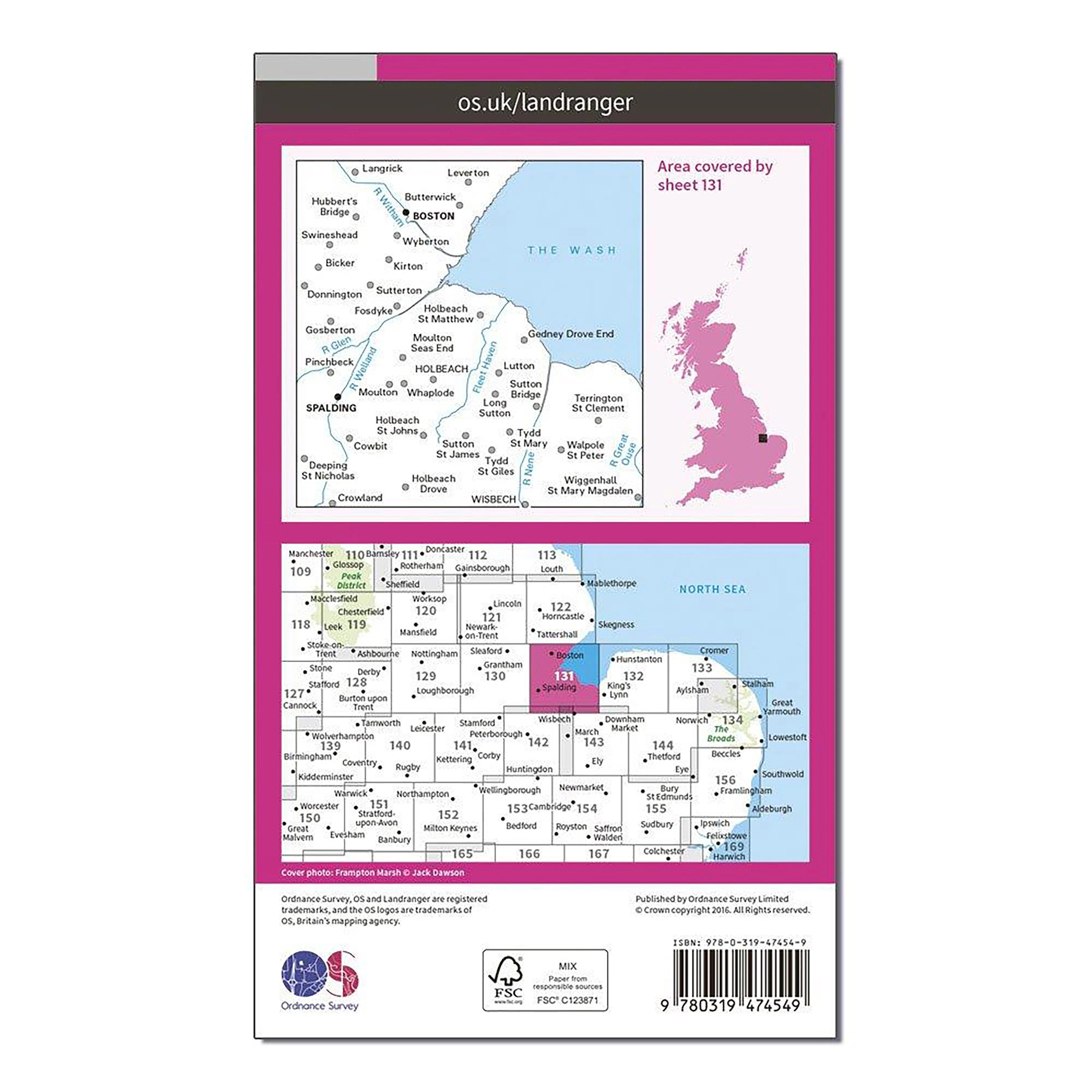 Landranger Active 131 Boston & Spalding Map With Digital Version - Image 2