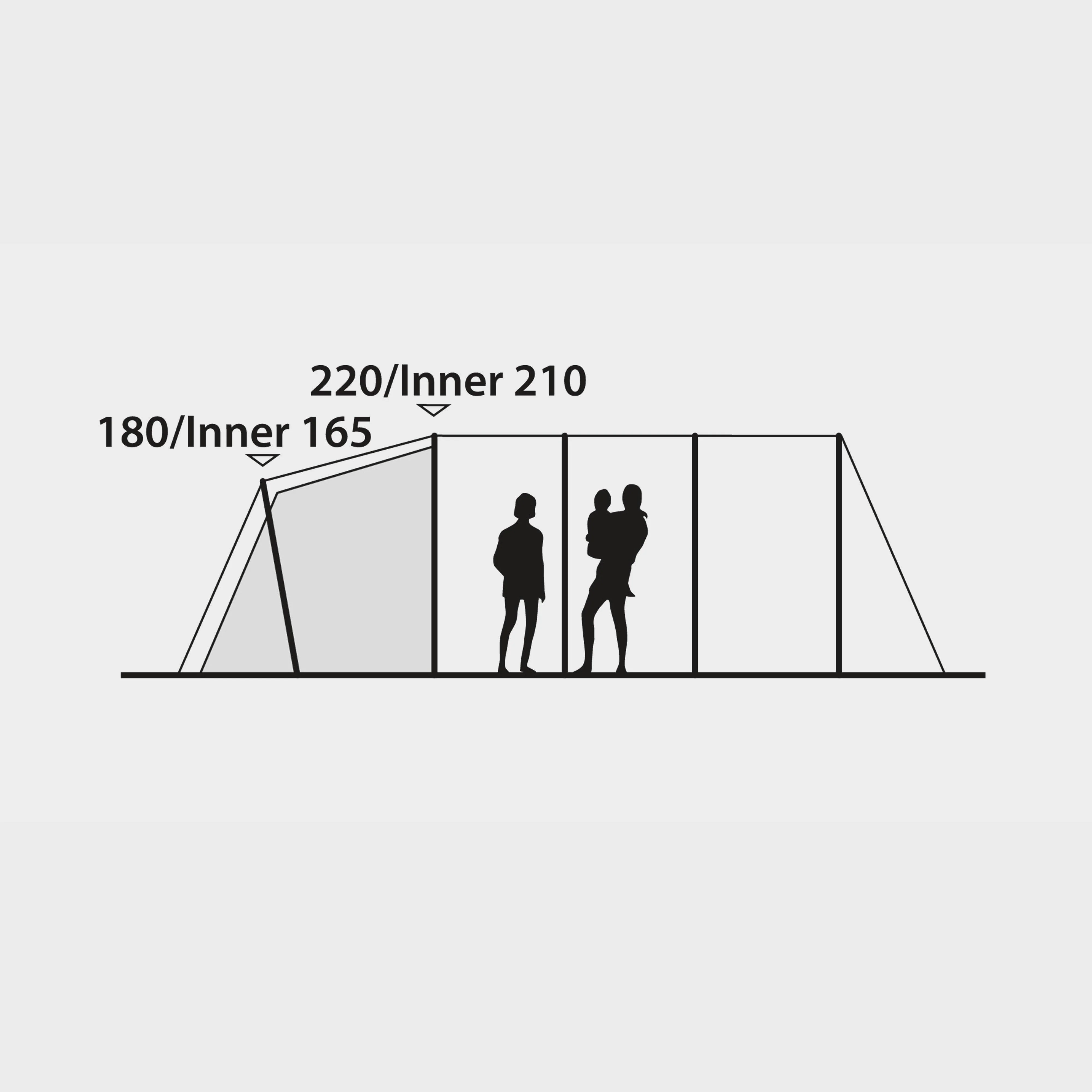 Refurbished Refurbished Glendo 6A Inflatable Family Tent - Image 5