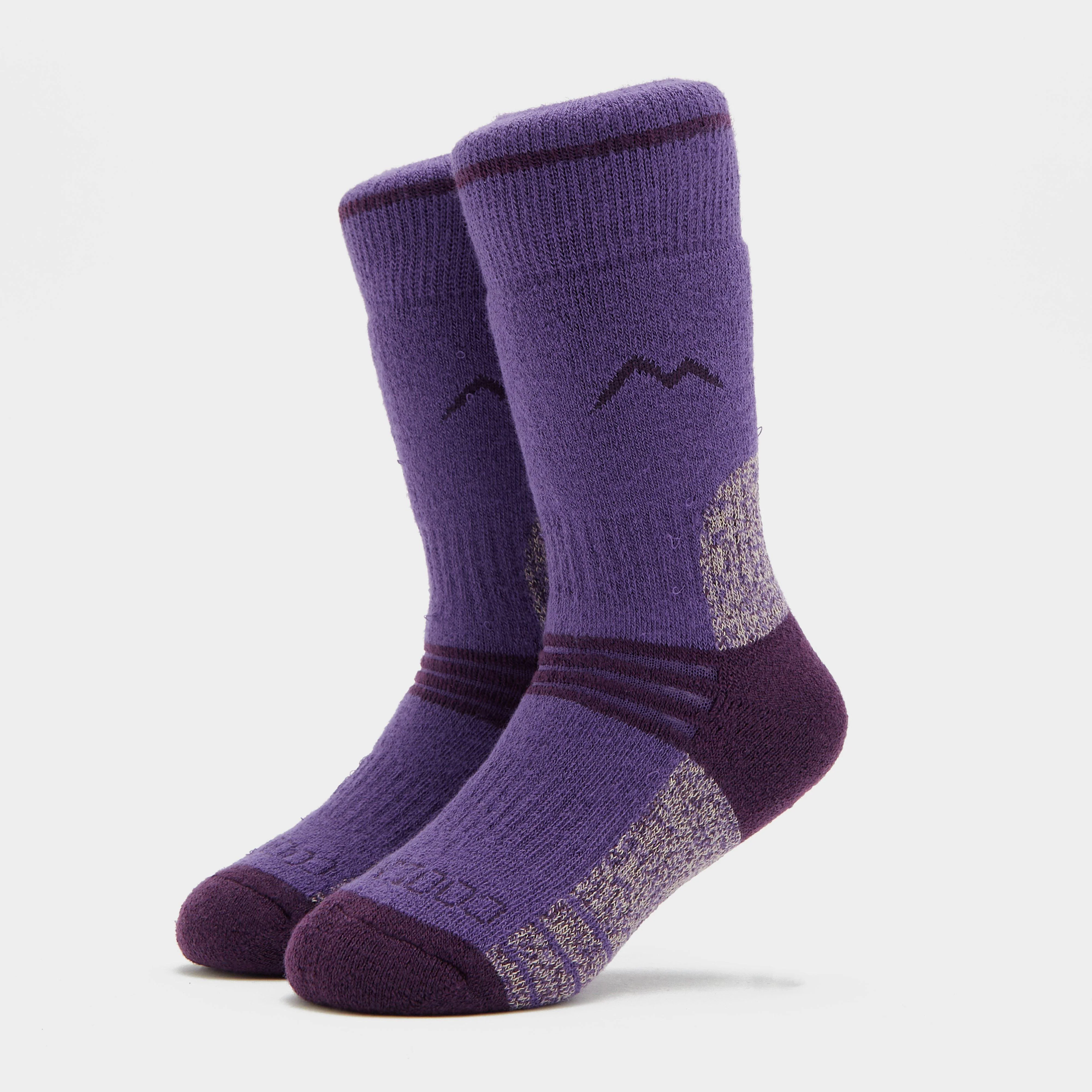 Girls' Midweight Trekking Sock - Twin Pack