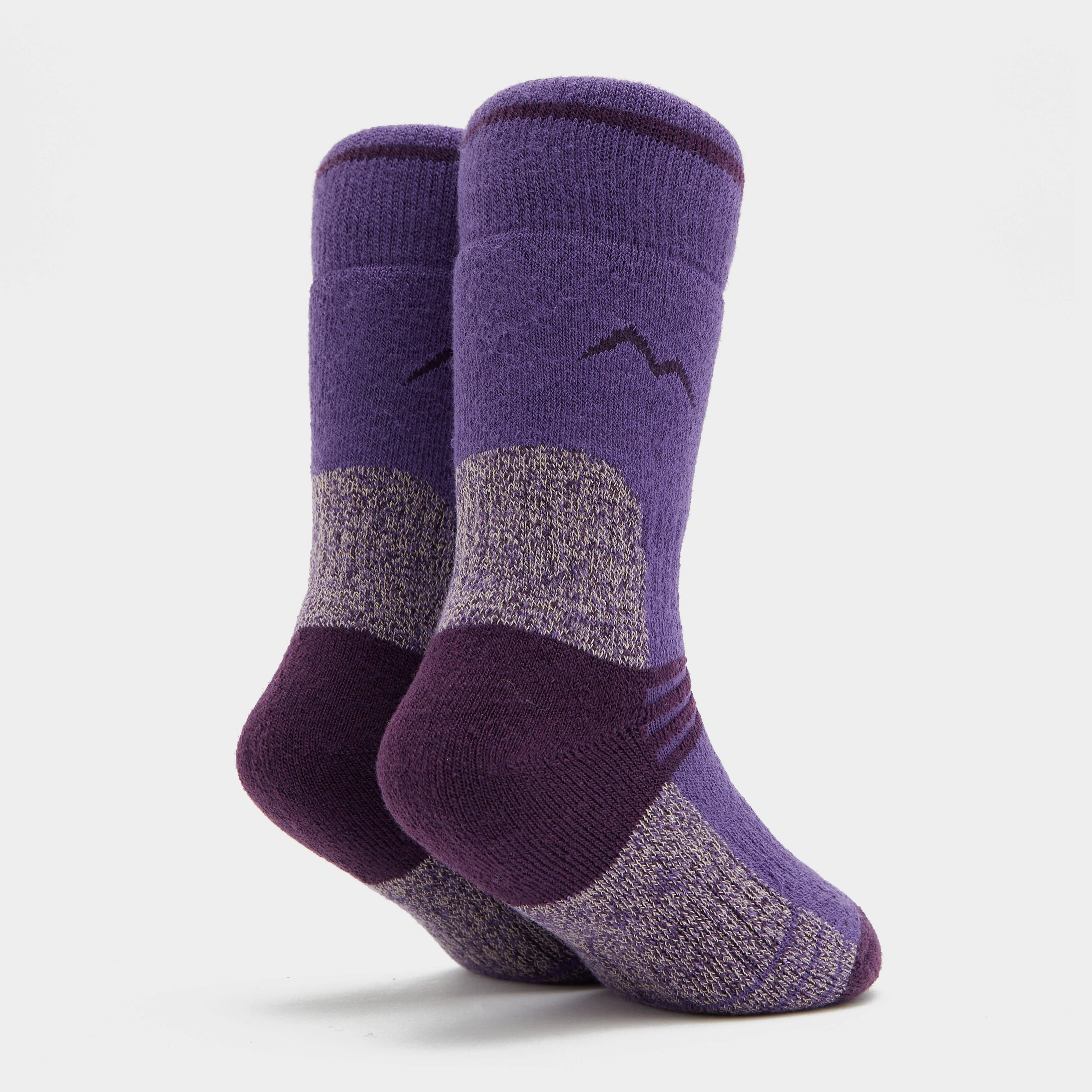 Girls' Midweight Trekking Sock - Twin Pack - Image 3