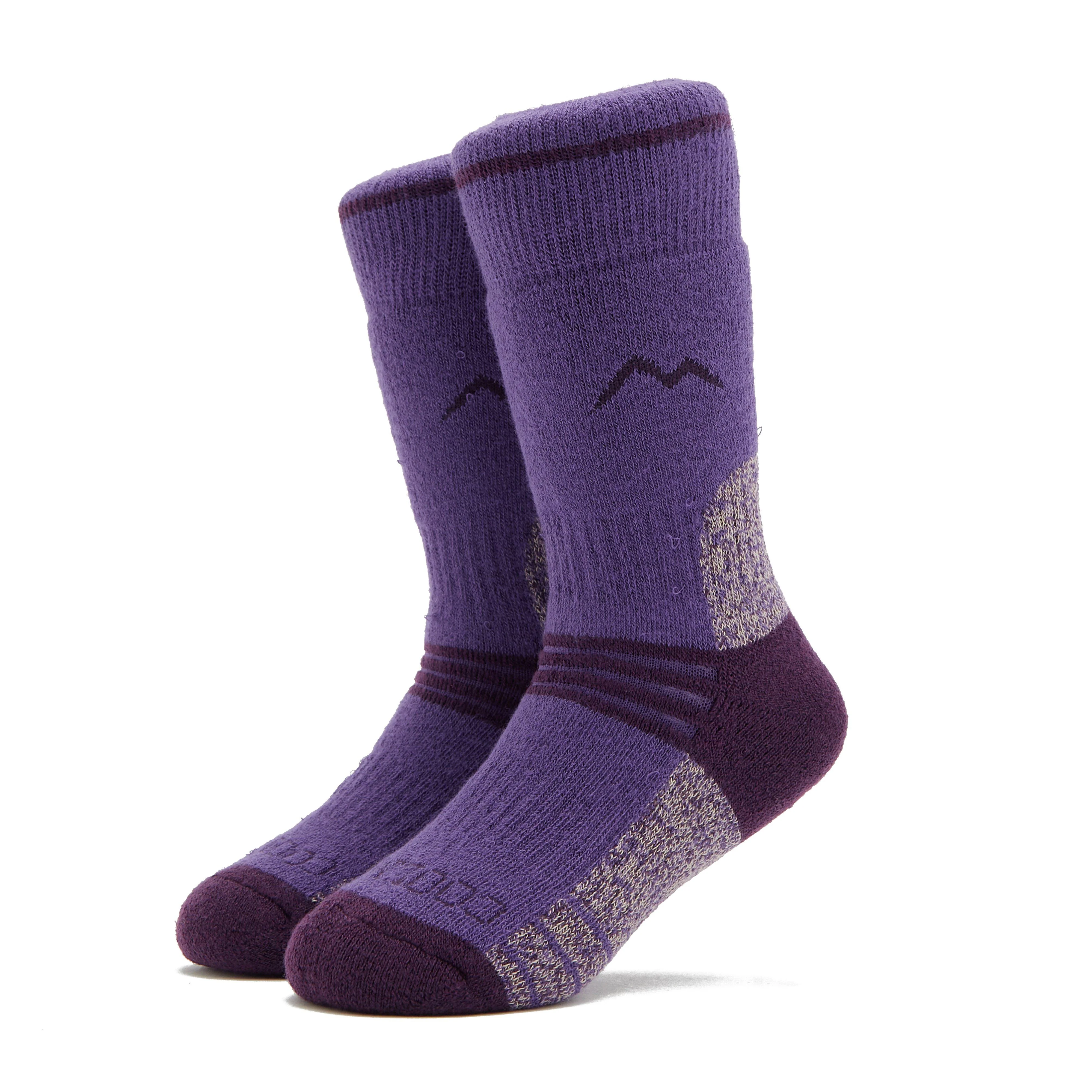 Girls' Midweight Trekking Sock - Twin Pack - Image 5